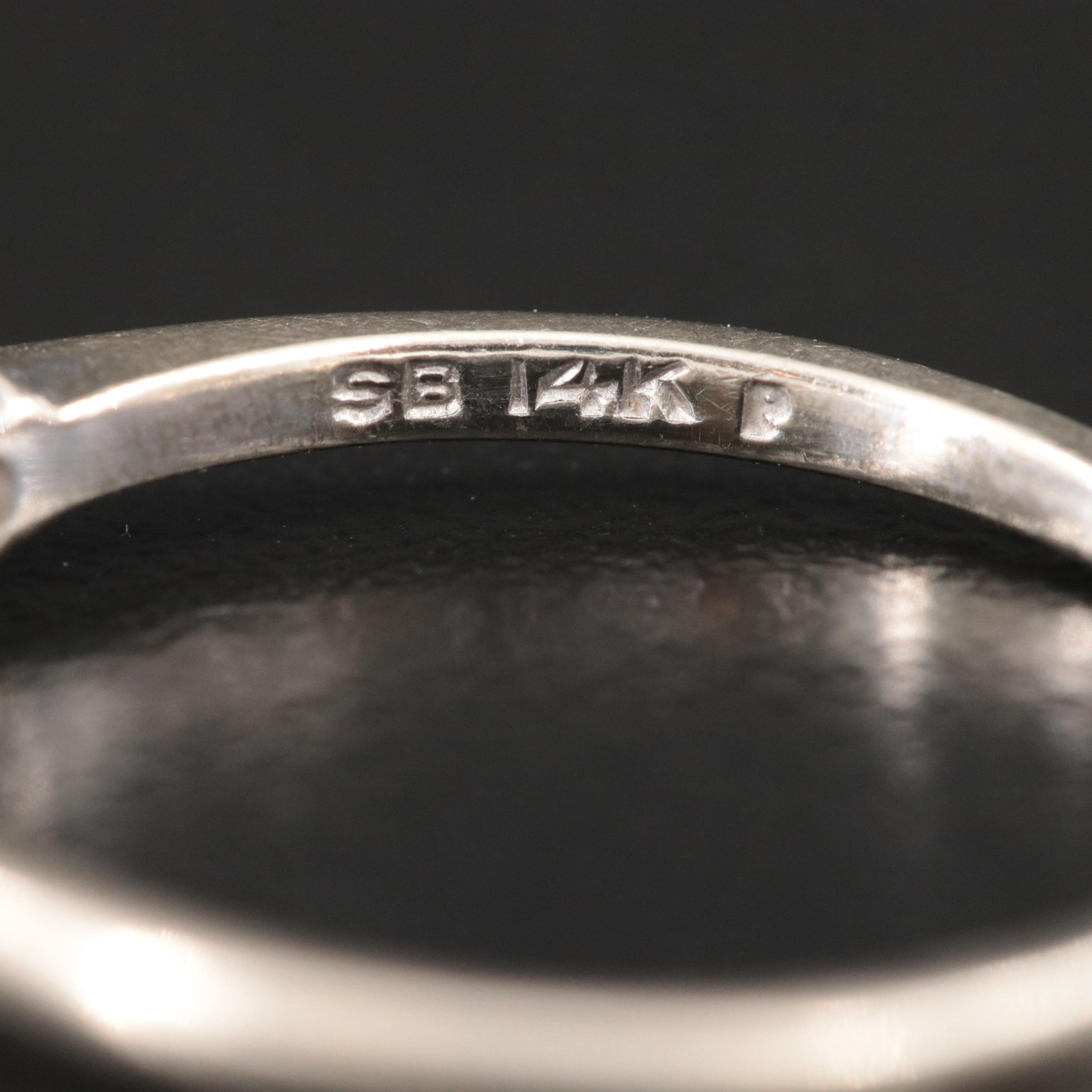 14K Sapphire and Diamond Ring