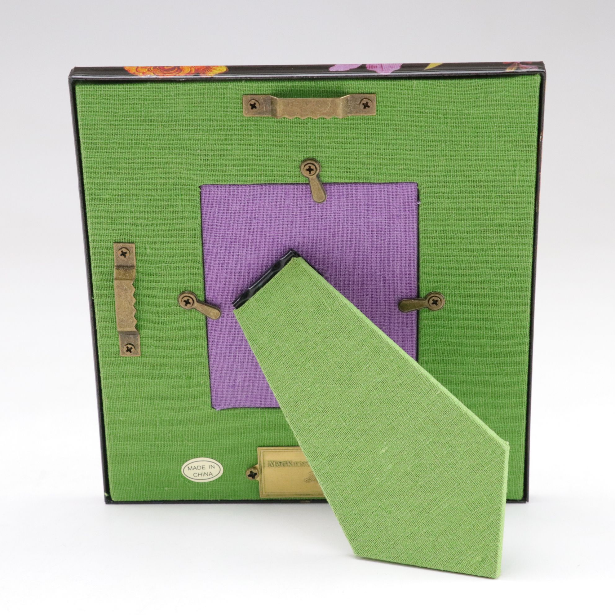 MacKenzie Childs "Flower Market" Picture Frame & Home Apothecary Kit