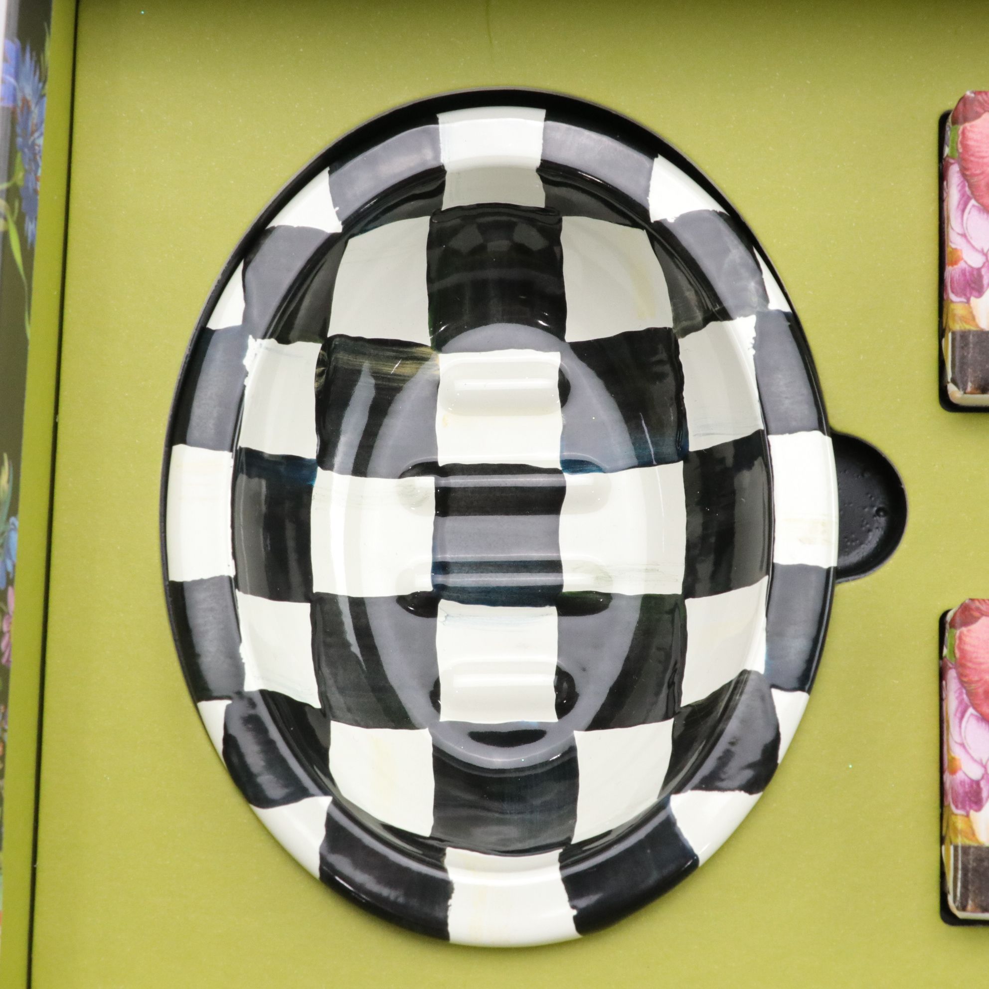 MacKenzie Childs "Flower Market" Picture Frame & Home Apothecary Kit