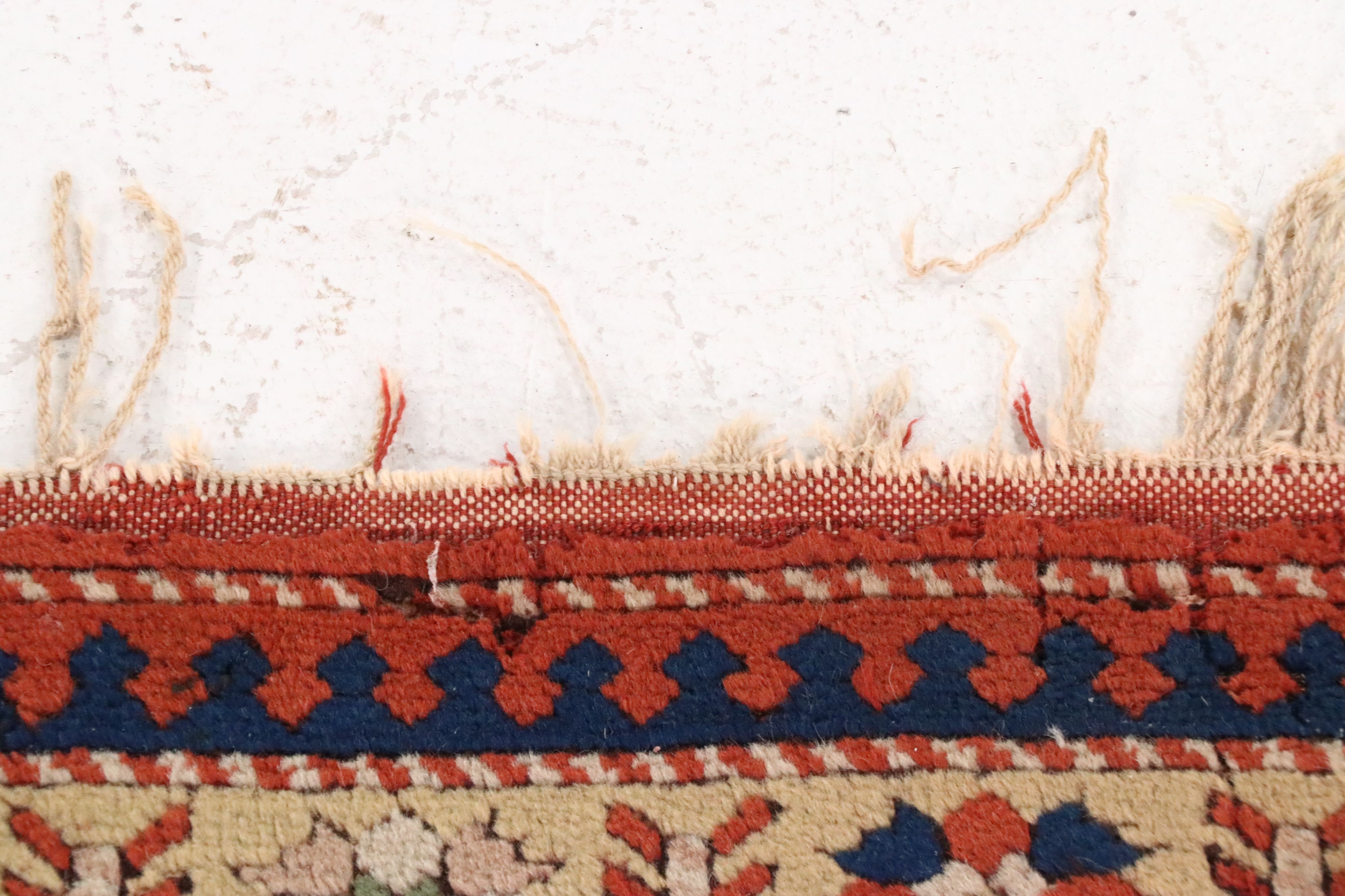 3'10 x 6'3 Hand-Knotted Caucasian Kazak Area Rug