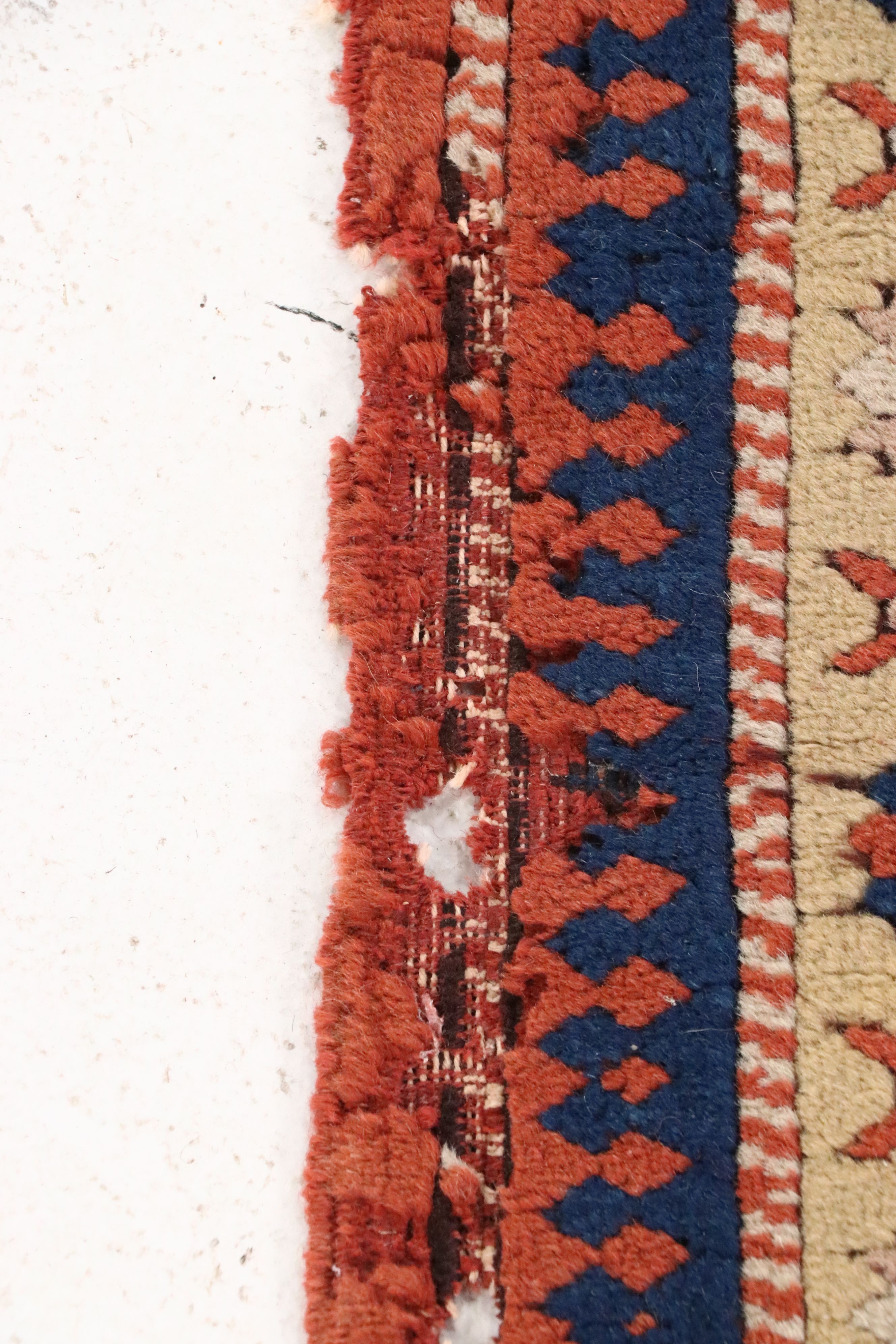 3'10 x 6'3 Hand-Knotted Caucasian Kazak Area Rug