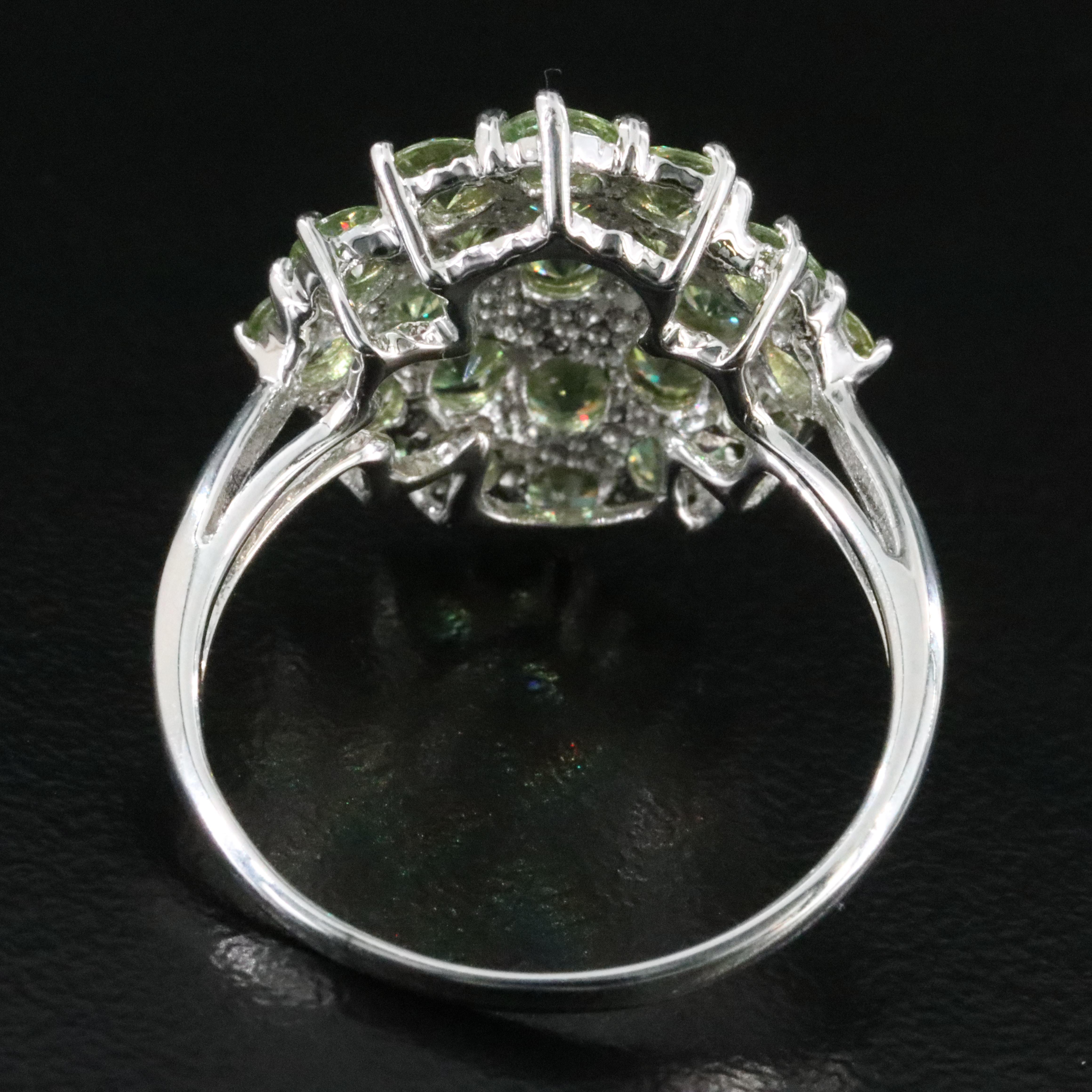 9K Demantoid Garnet Ring