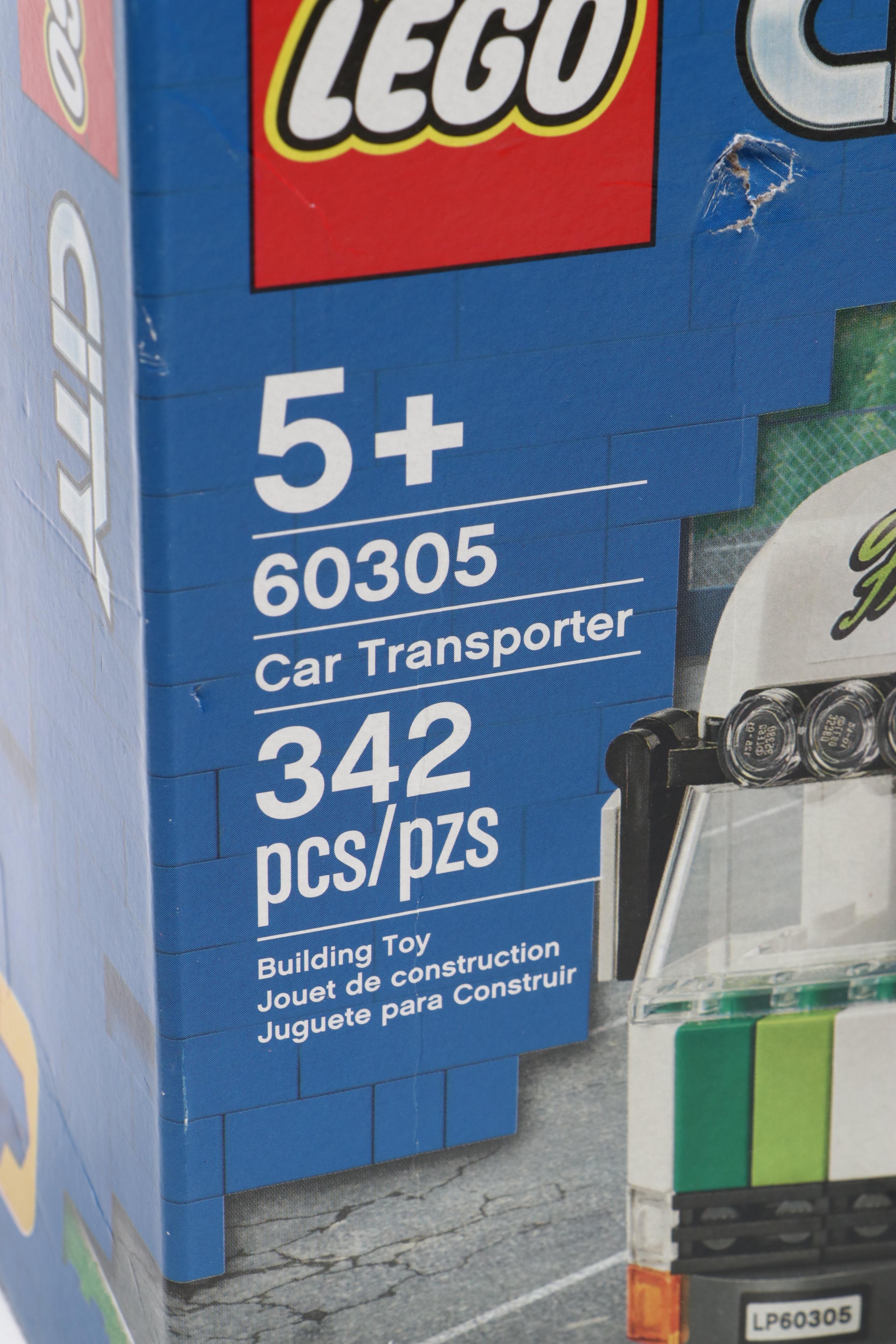 LEGO City "Car Transporter," "Electric Sports Car" and "Go-Karts" Building Sets