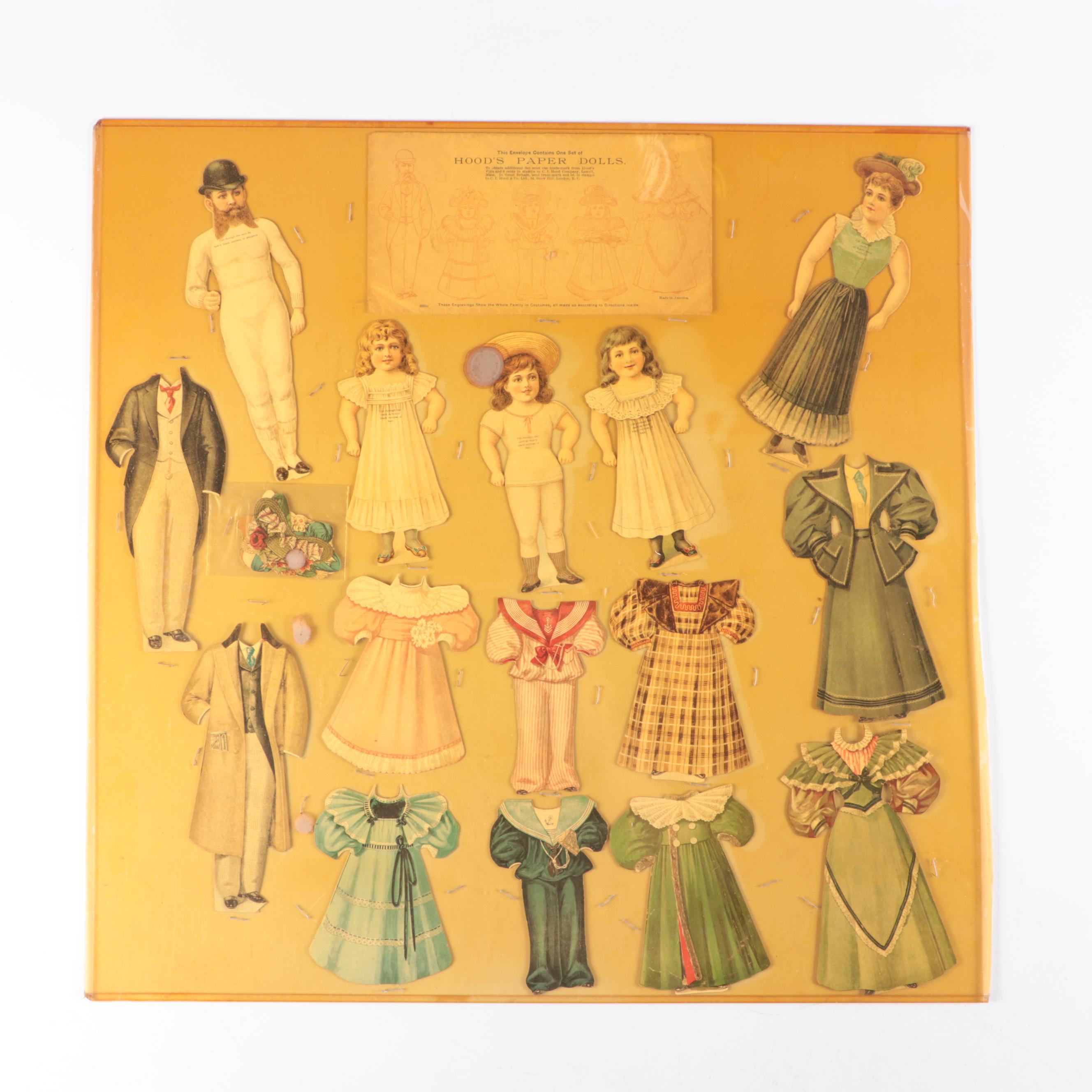 Victorian C. I. Hood & Co. Advertising, Other Paper Dolls and More