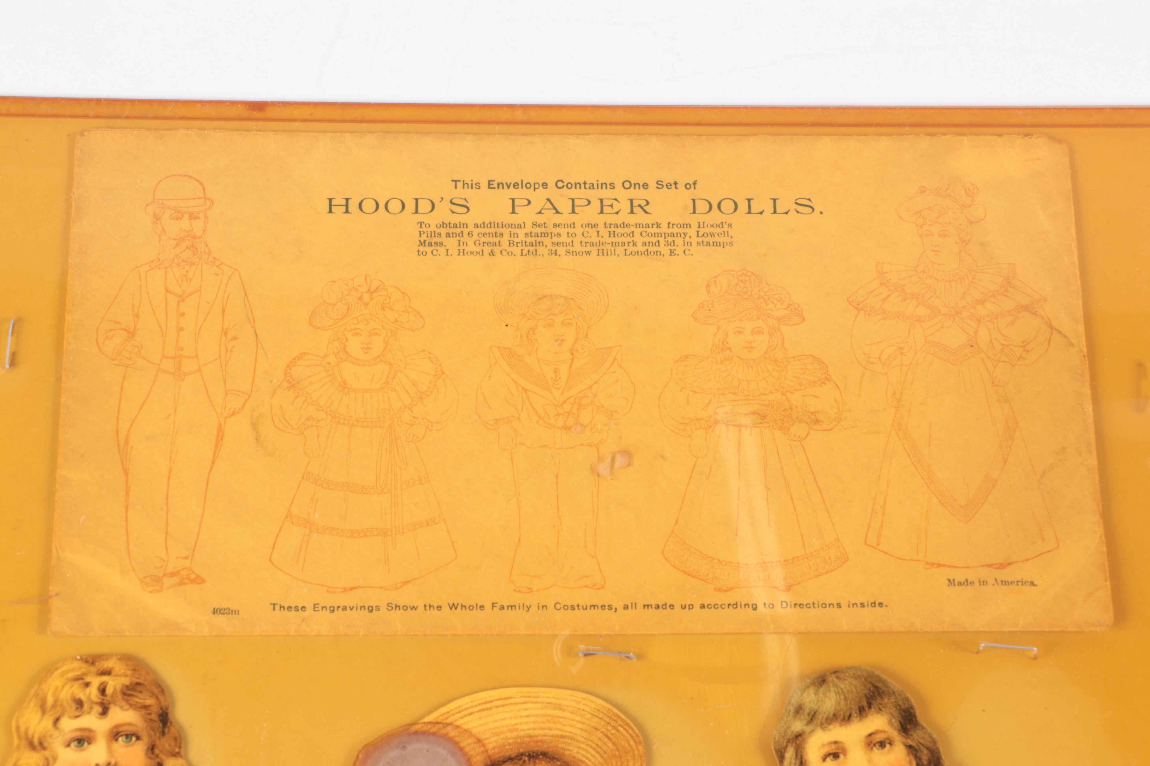 Victorian C. I. Hood & Co. Advertising, Other Paper Dolls and More