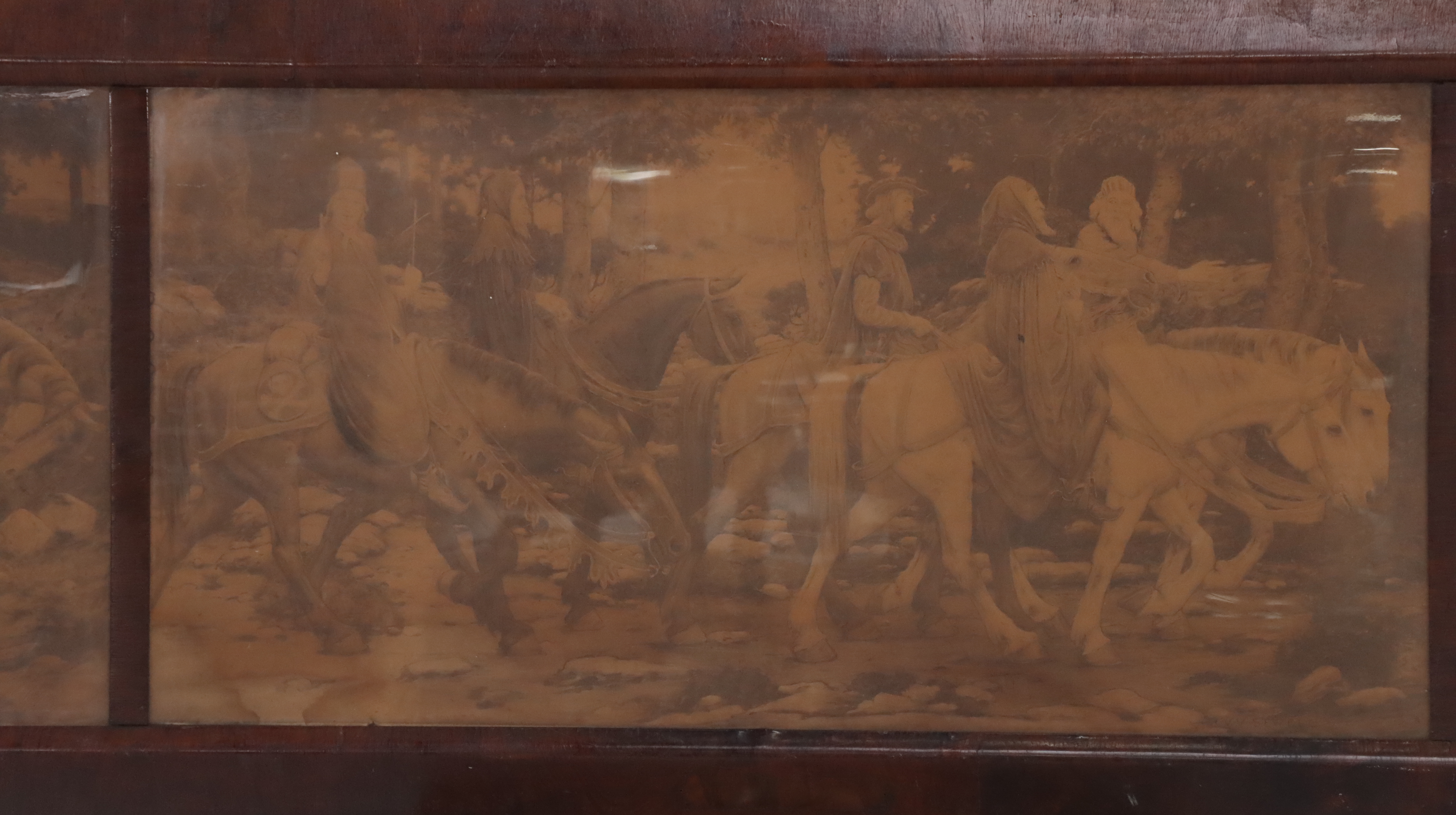 After Robert Van Vorst Sewell Lithograph Triptych of Medieval Procession, 1906