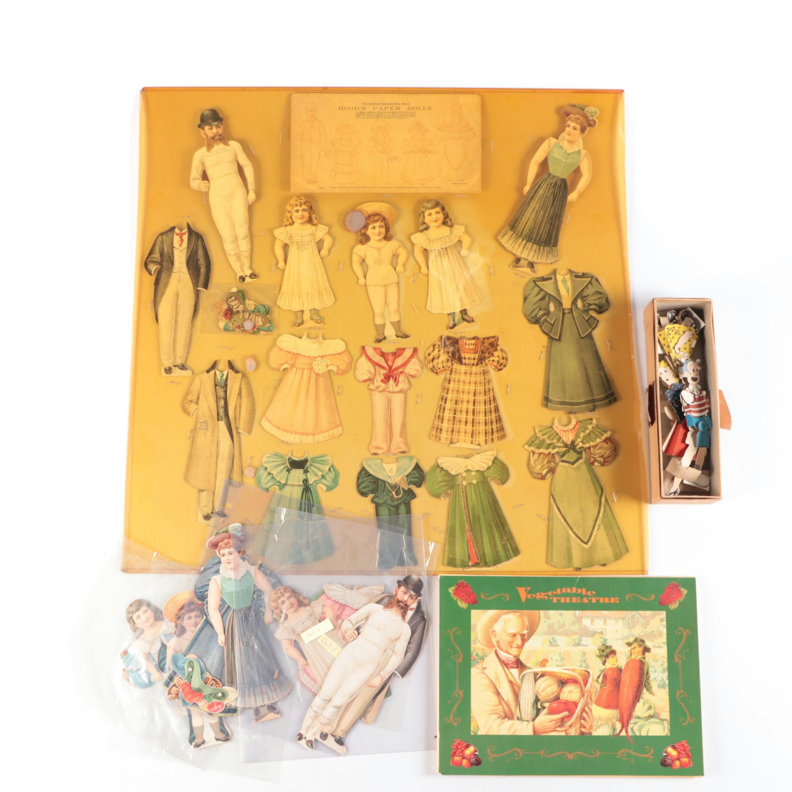 Victorian C. I. Hood & Co. Advertising, Other Paper Dolls and More