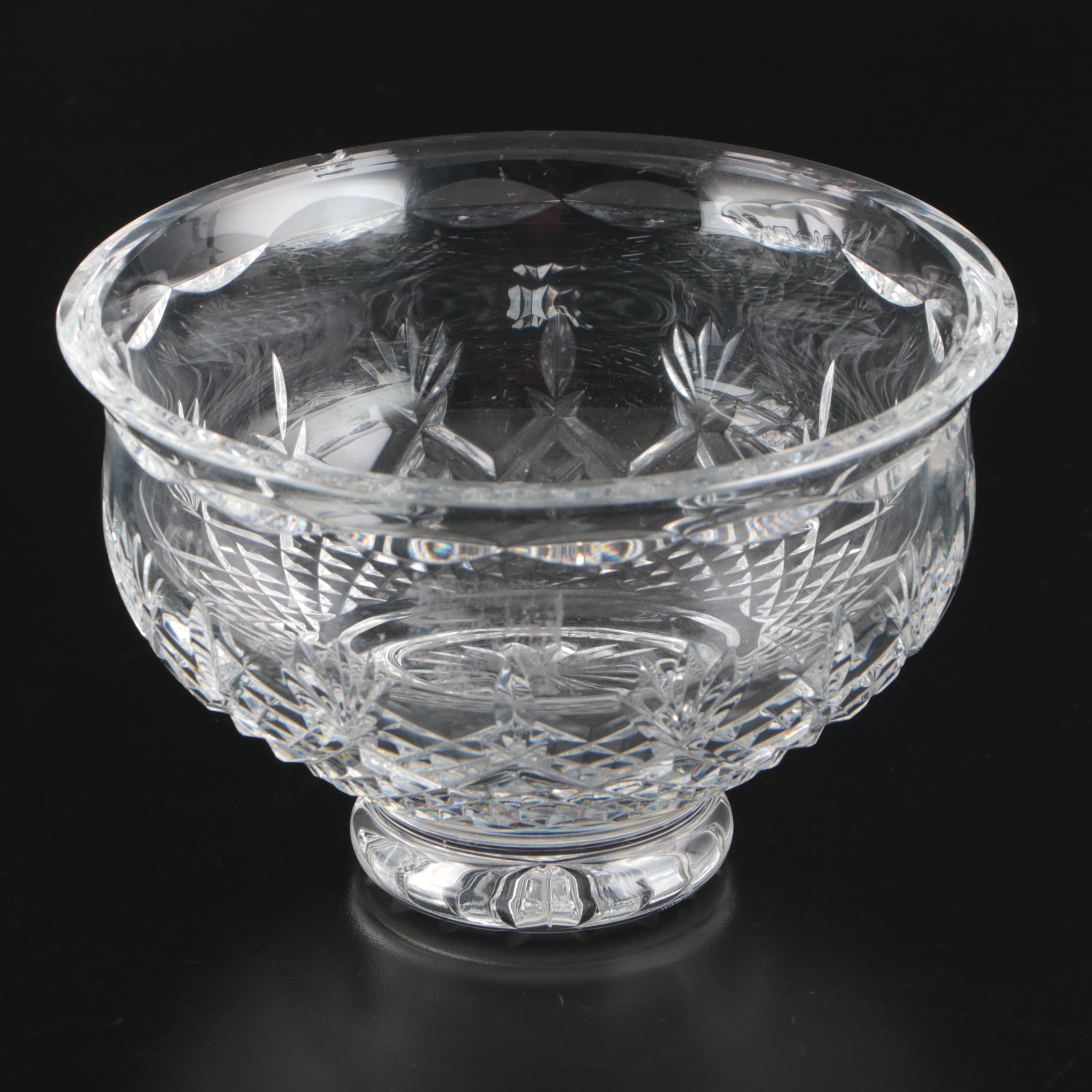 Waterford "Killarney" and "Clarion" Bowls with Speer and Other Crystal Bowl