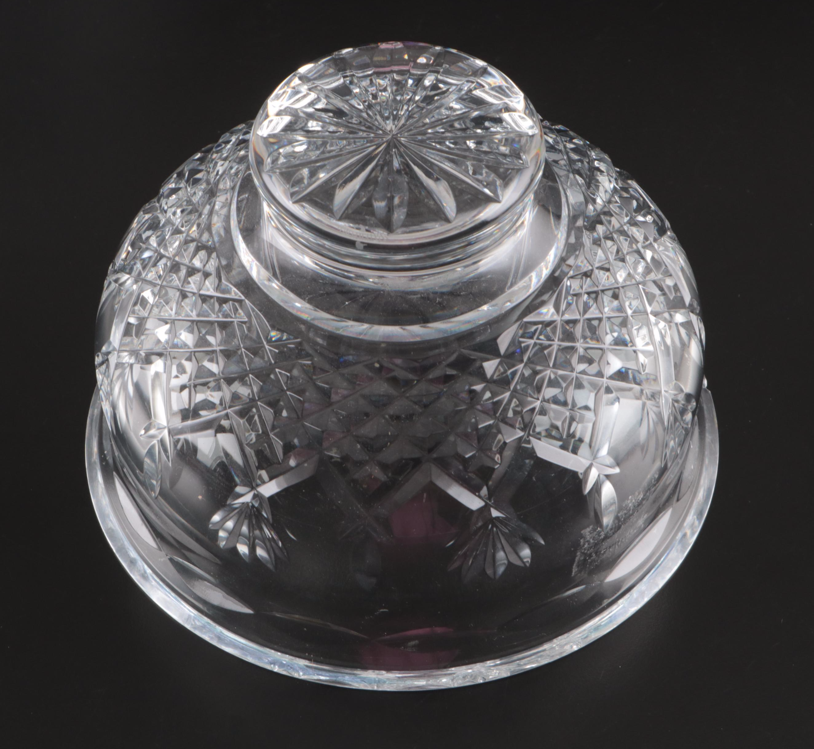 Waterford "Killarney" and "Clarion" Bowls with Speer and Other Crystal Bowl