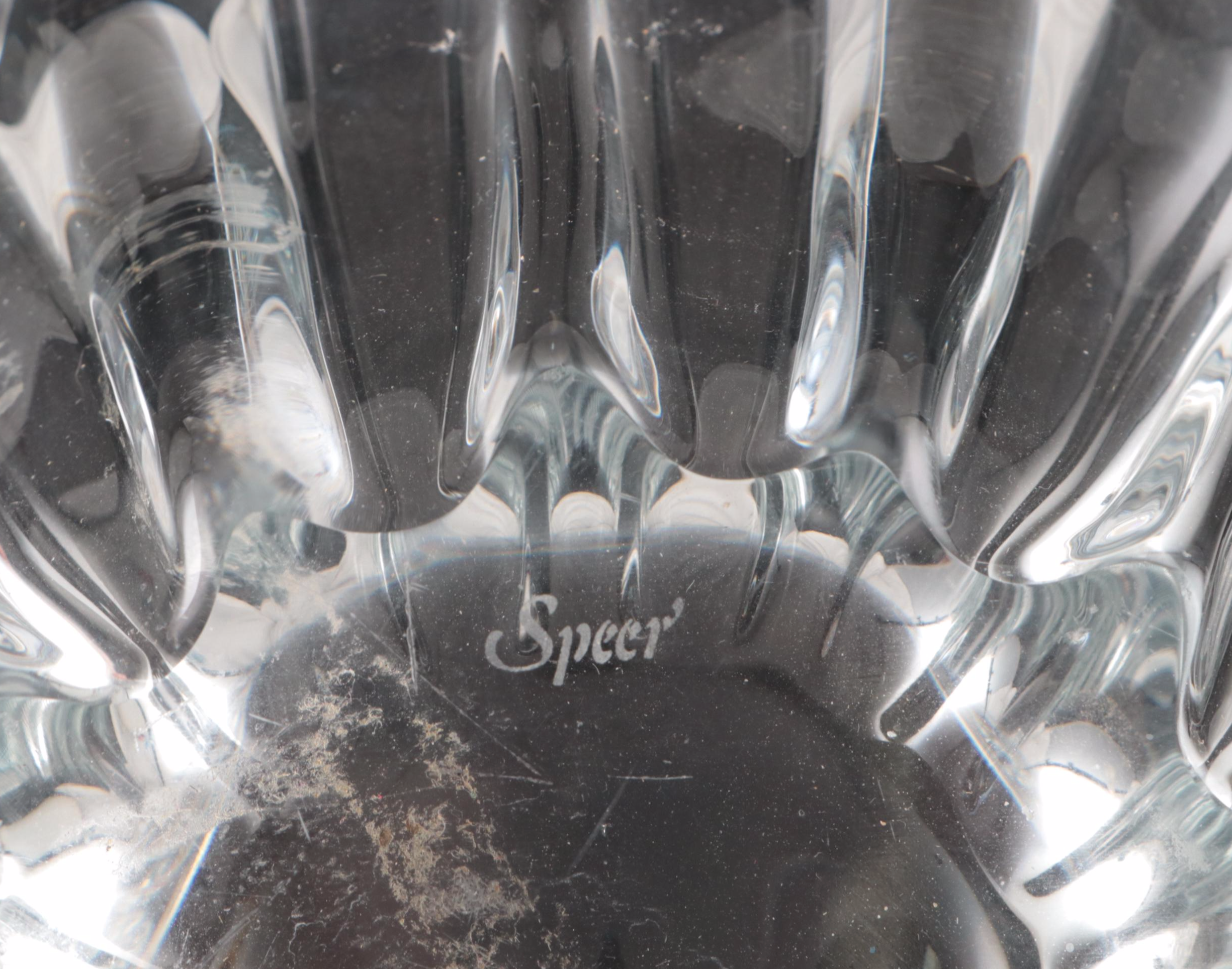 Waterford "Killarney" and "Clarion" Bowls with Speer and Other Crystal Bowl