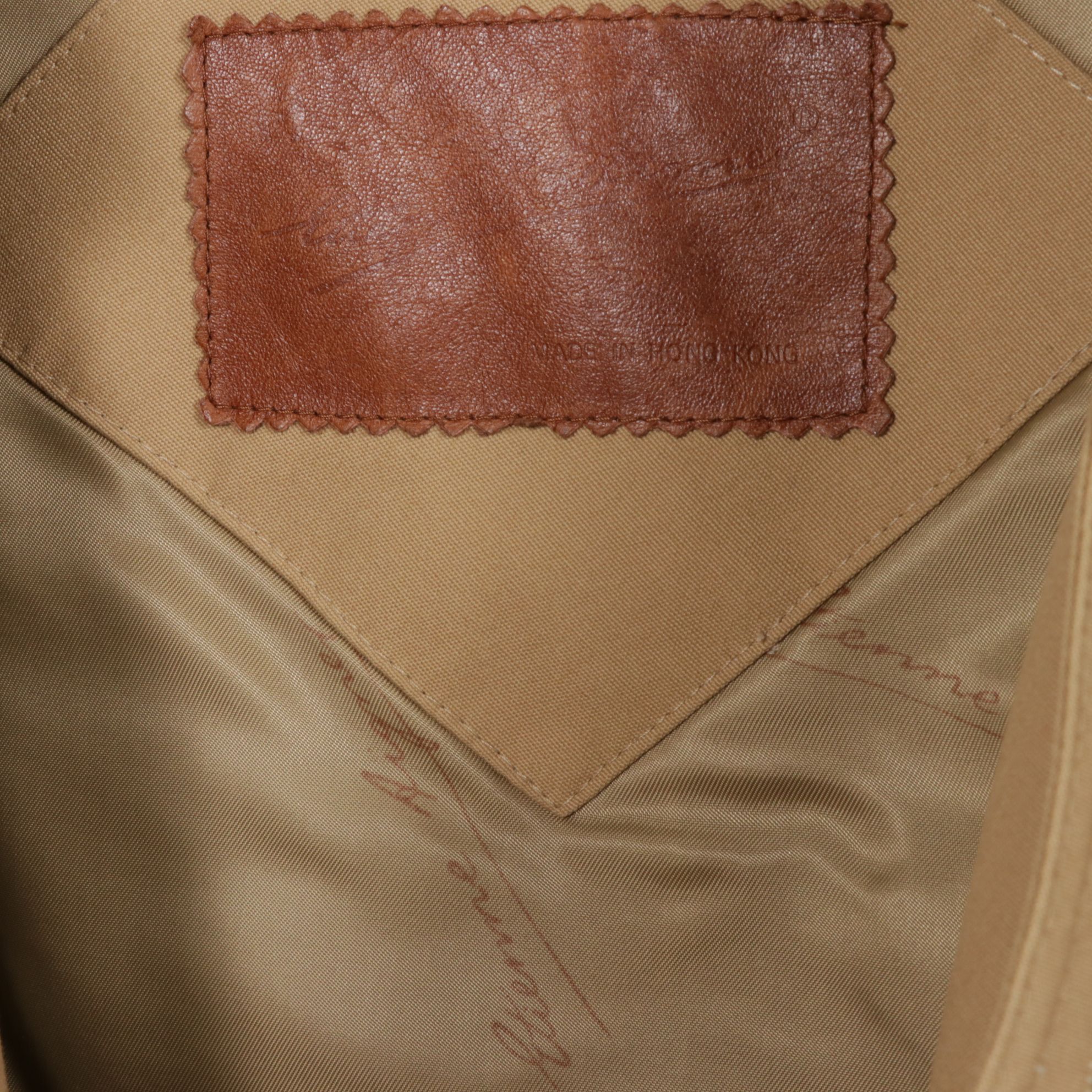 Etienne Aigner Double-Breasted Trench Coat & Towncraft Plaid Trench, 1970s