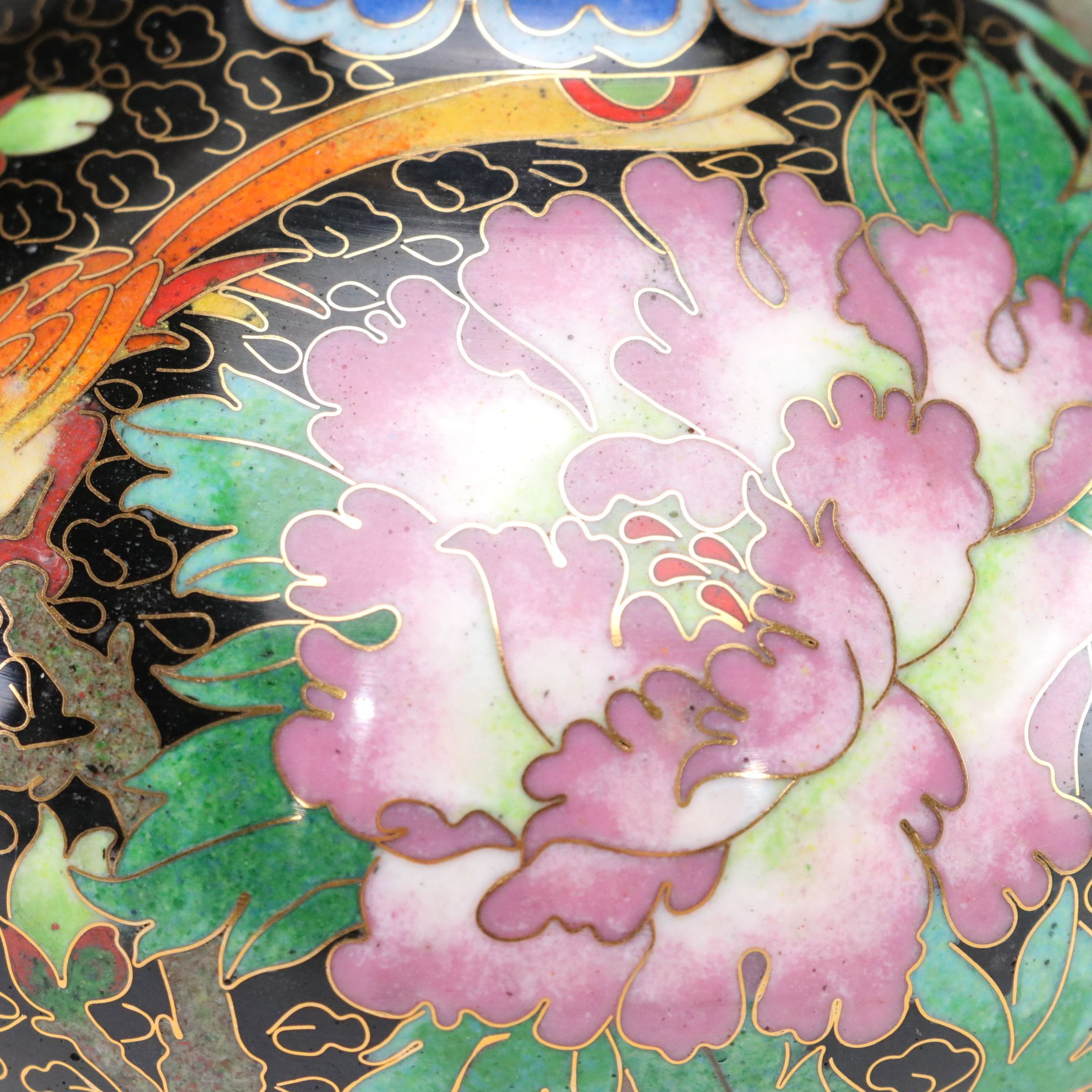 Chinese Cloisonné Plum Blossom Vases & More