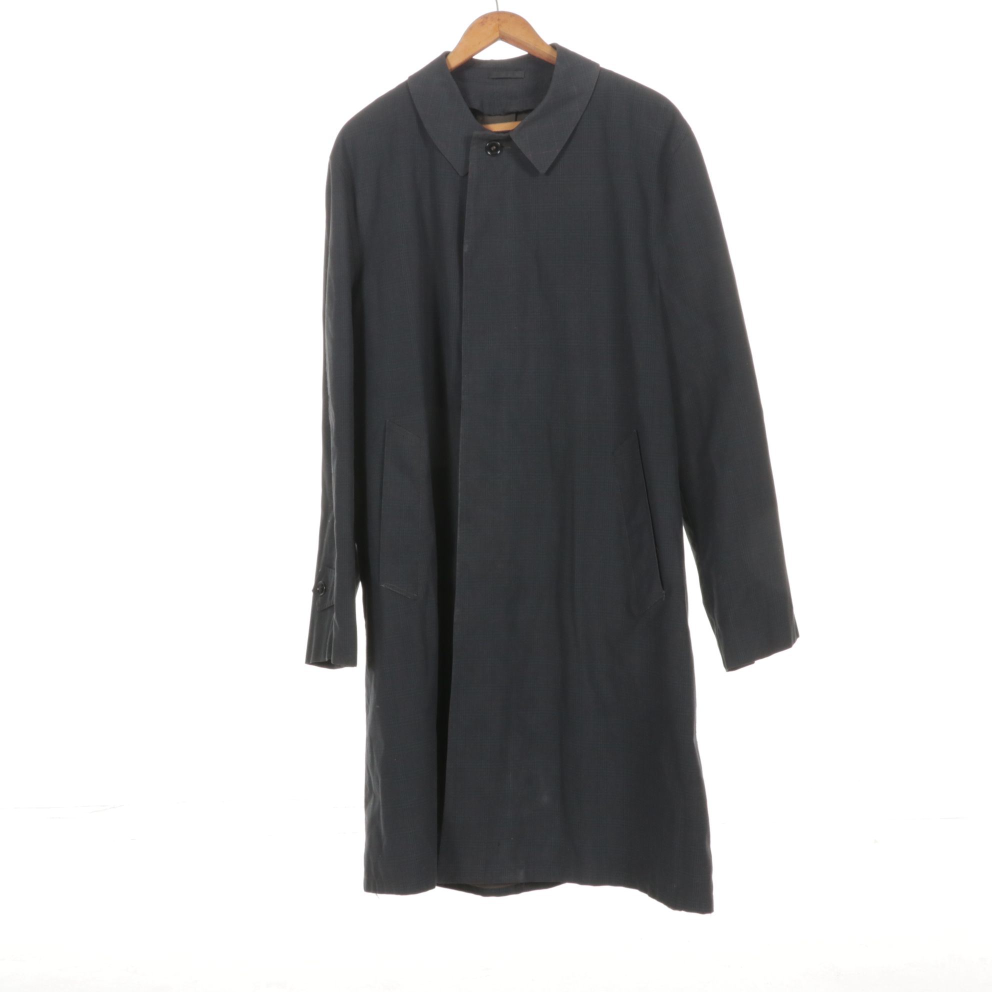 Etienne Aigner Double-Breasted Trench Coat & Towncraft Plaid Trench, 1970s