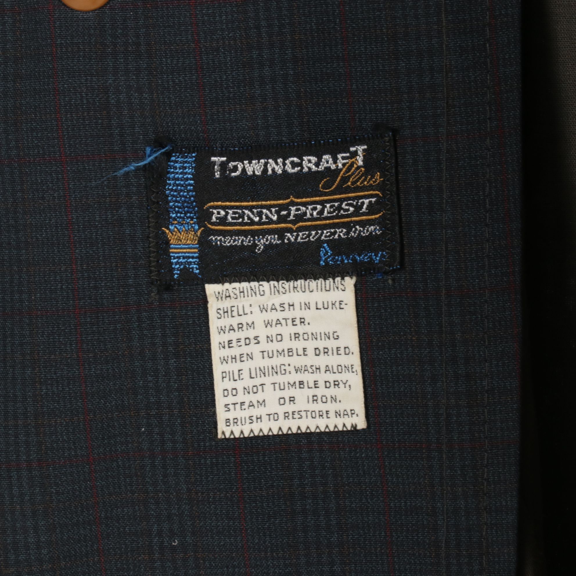 Etienne Aigner Double-Breasted Trench Coat & Towncraft Plaid Trench, 1970s