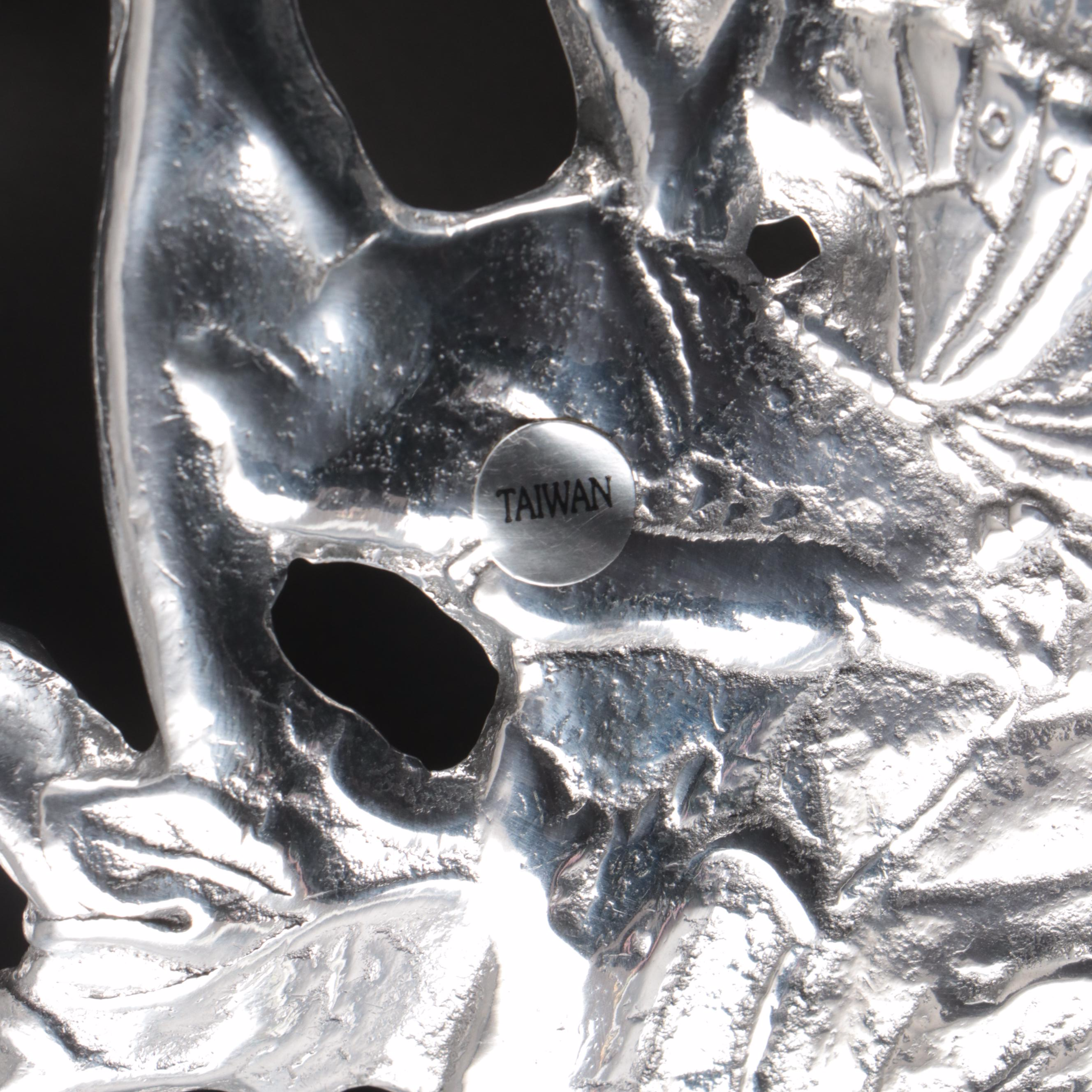 Arthur Court Aluminum Butterfly Tray and Casserole Holder