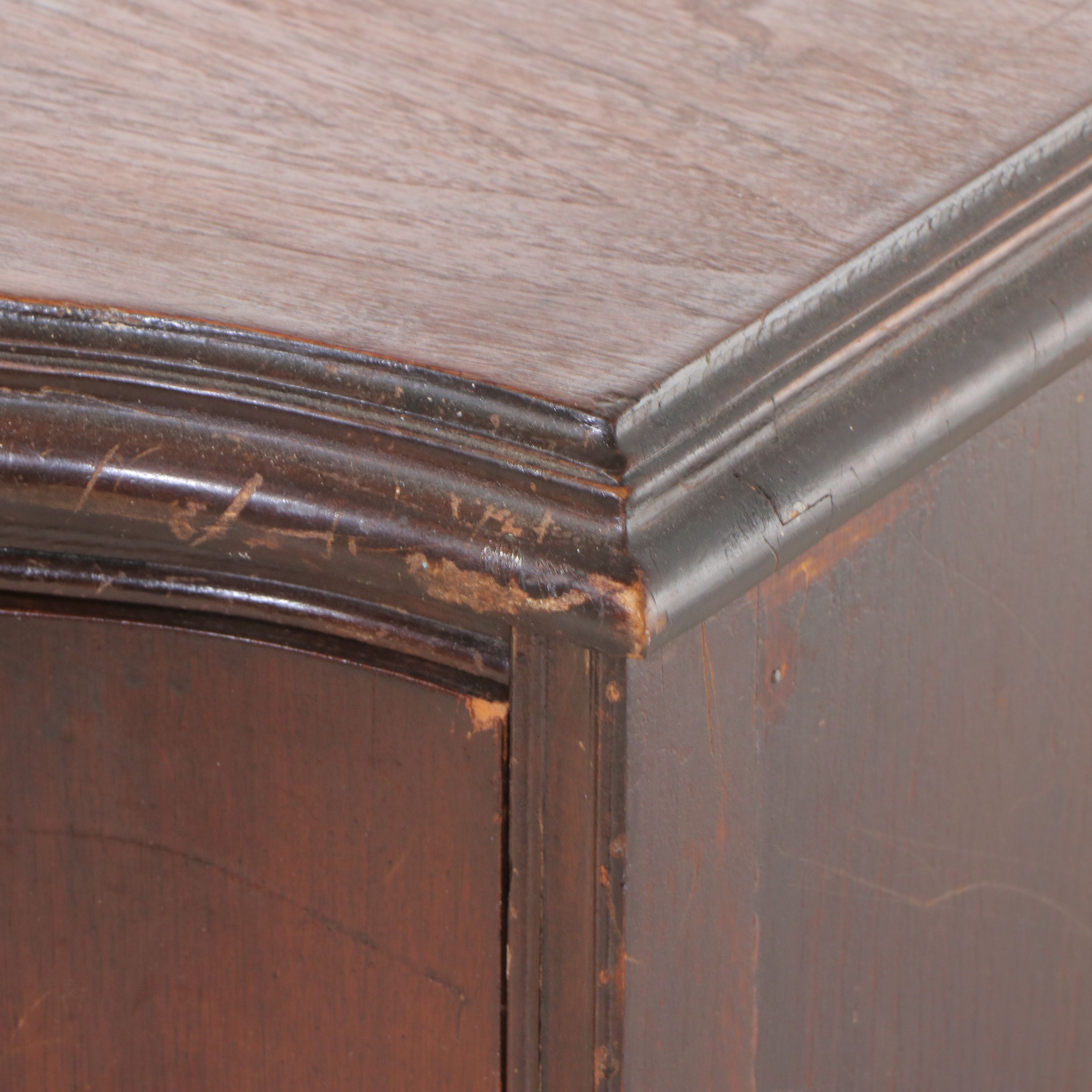 Georgian Style Mahogany Kneehole Desk, Early to Mid-20th Century