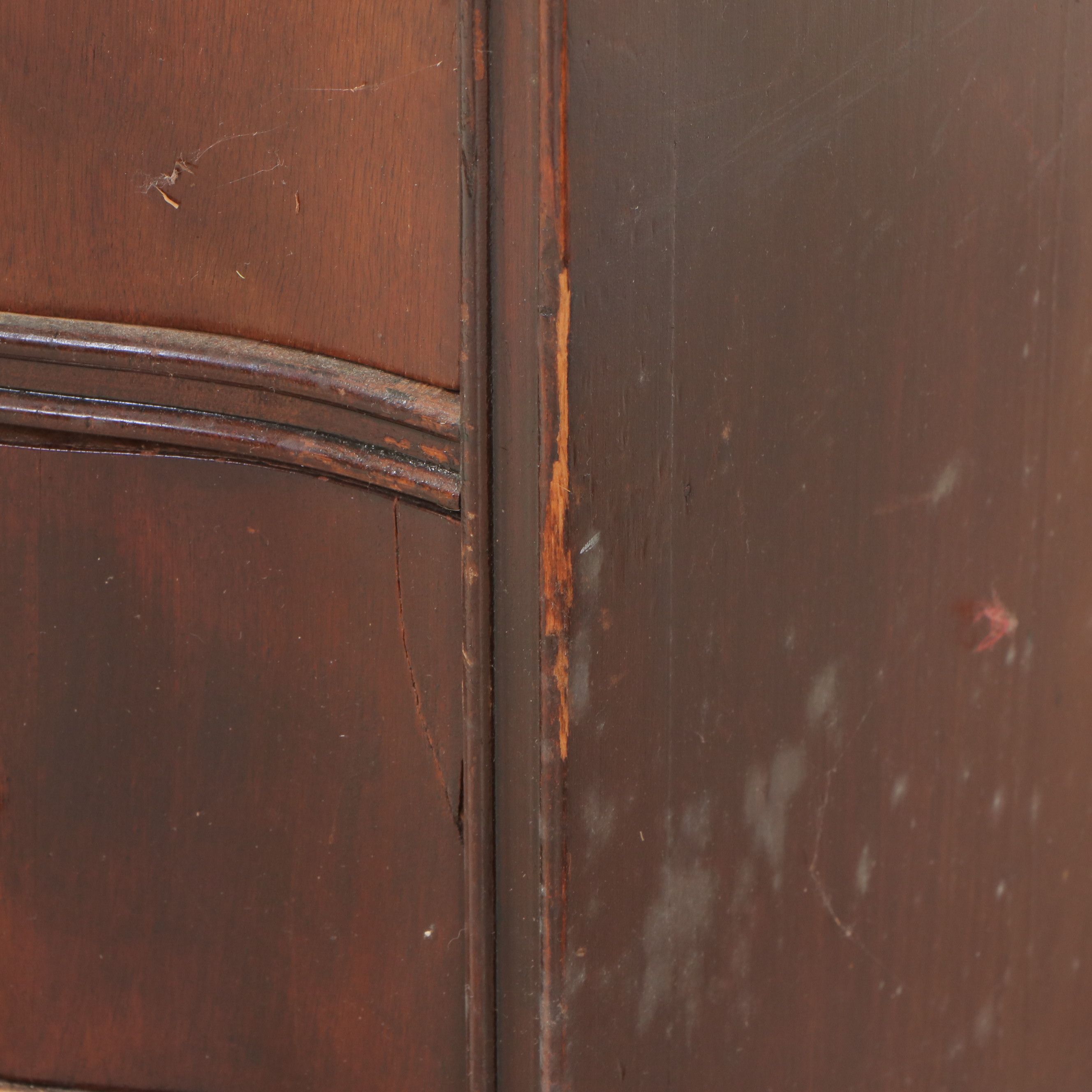 Georgian Style Mahogany Kneehole Desk, Early to Mid-20th Century
