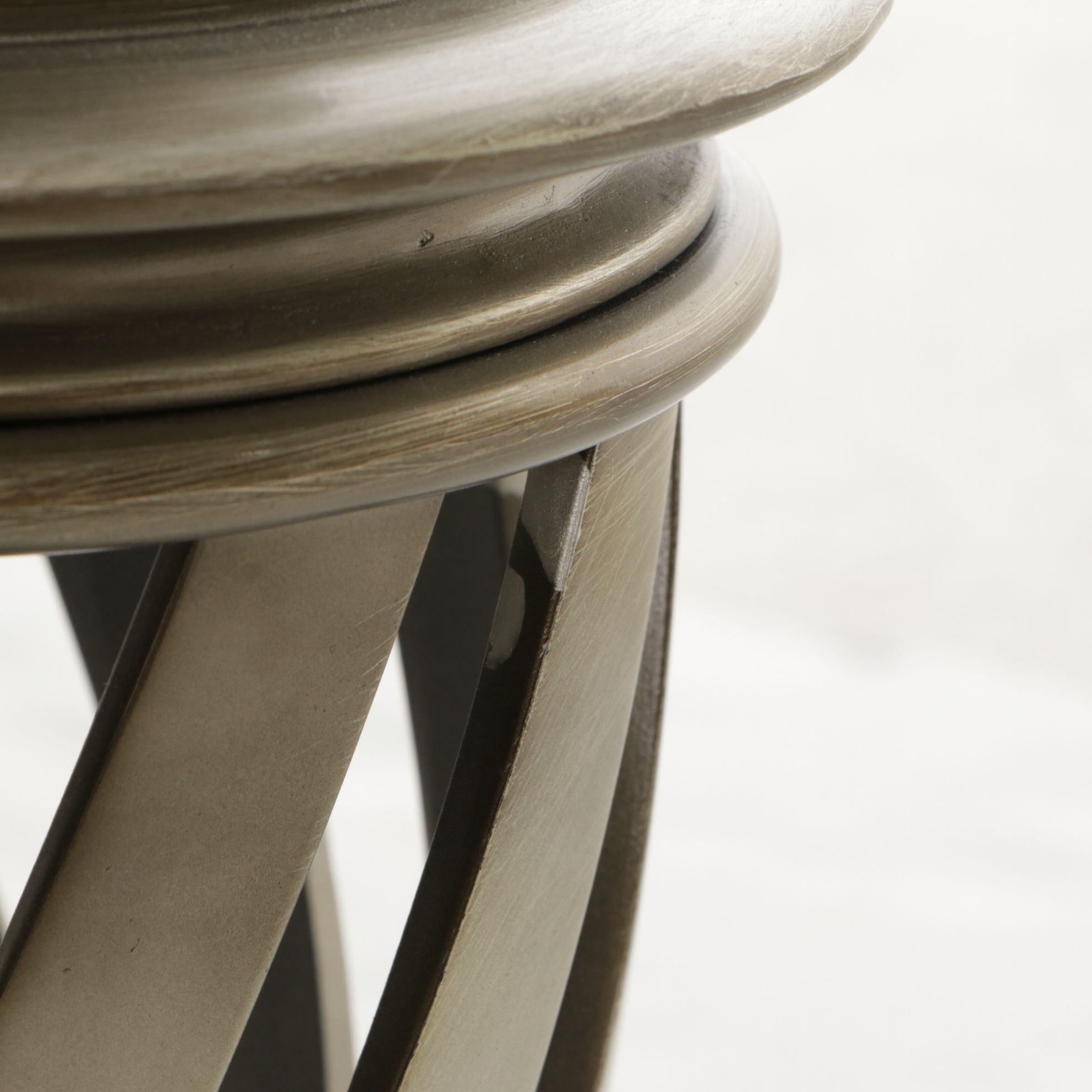 Modern Neoclassical Coordinating Lattice Urn Table Lamps