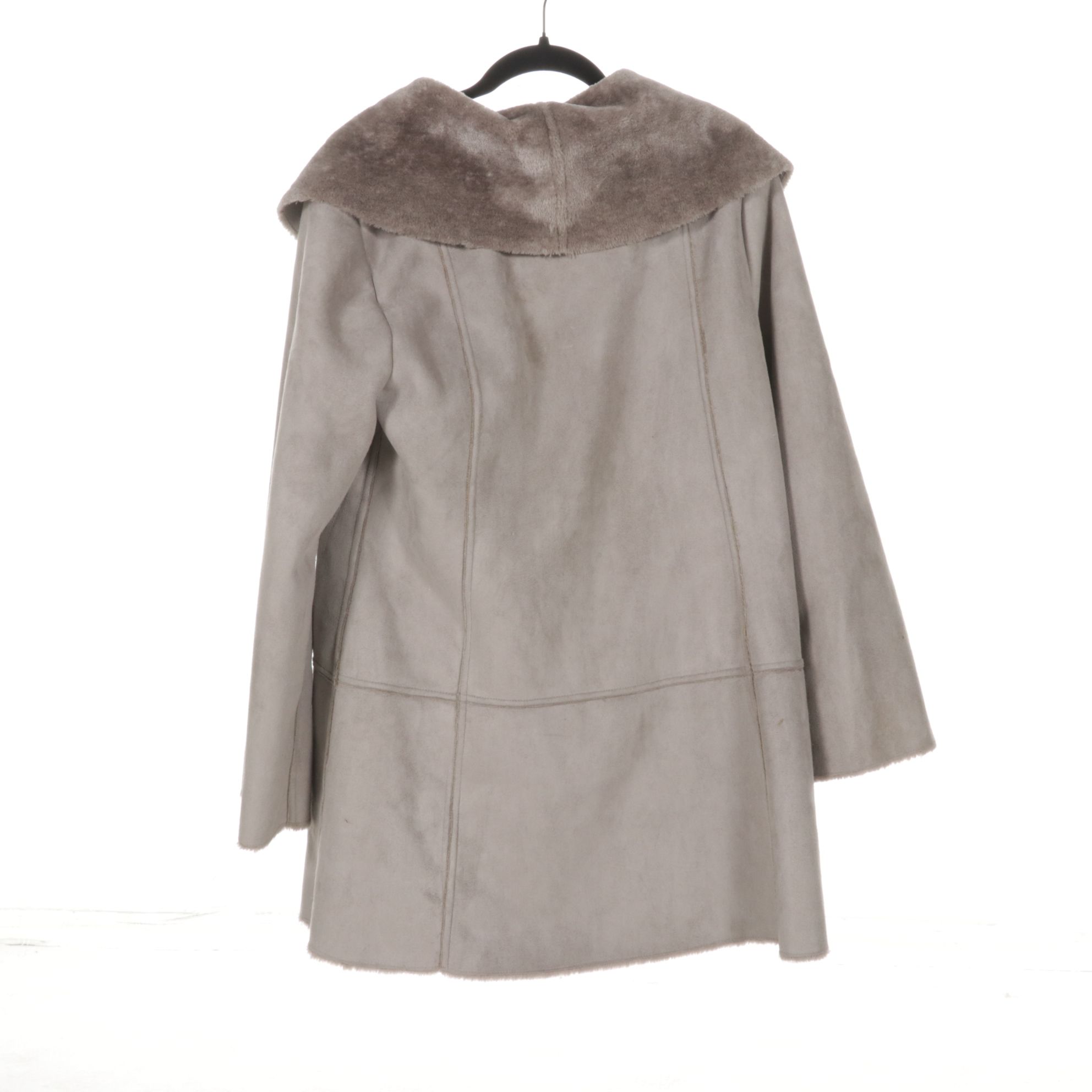 Zero King Parka with Talbots Black Quilted Coat & Dennis Basso Faux Suede Jacket