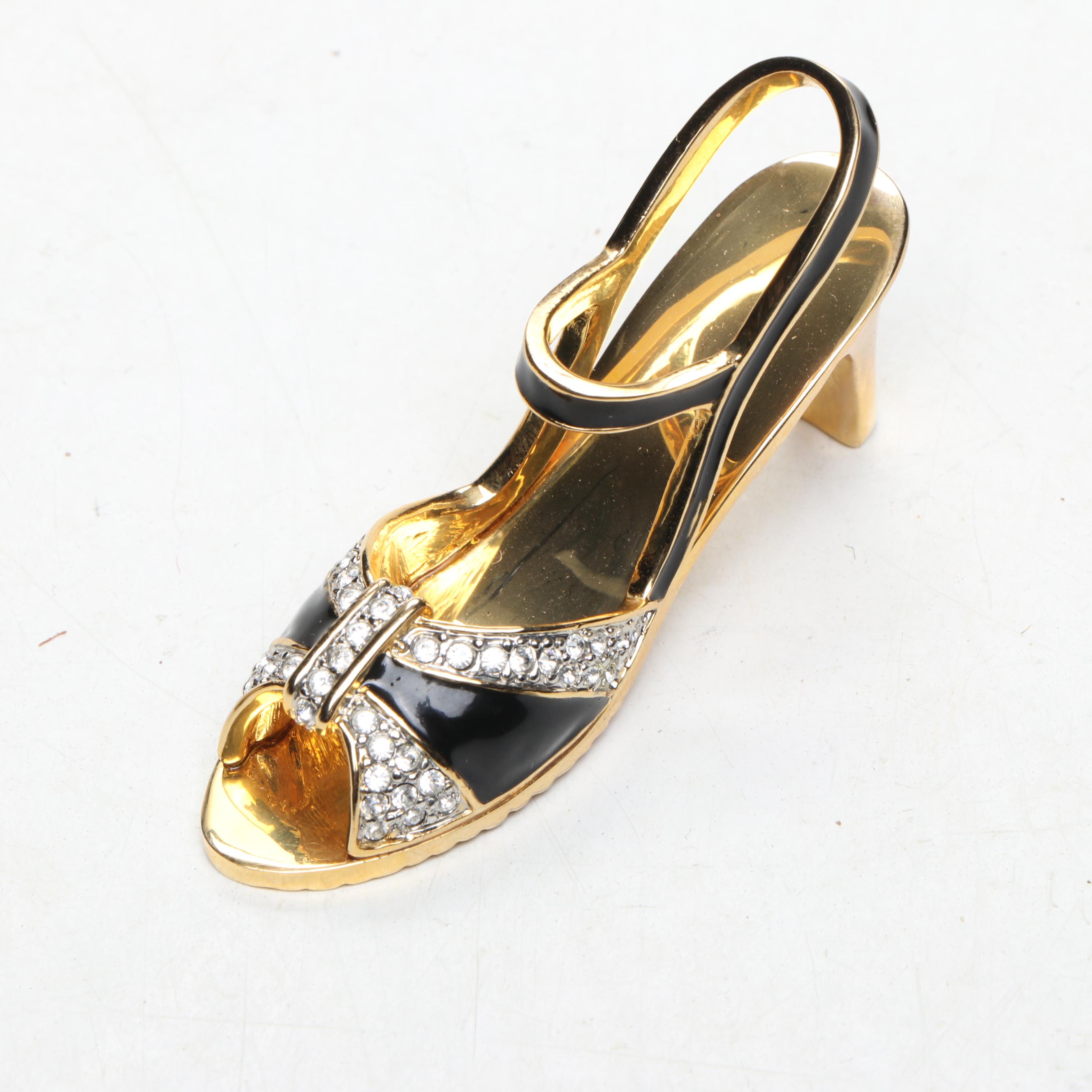 Rucinni Swarovski Crystal Encrusted Miniature High Heels