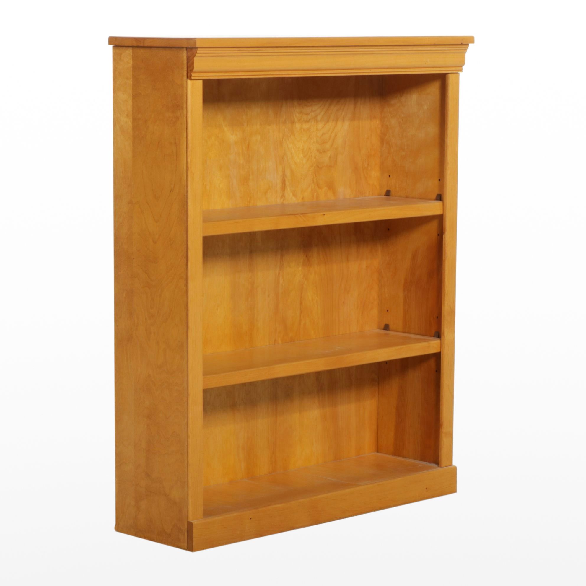Maple Finished Bookcase