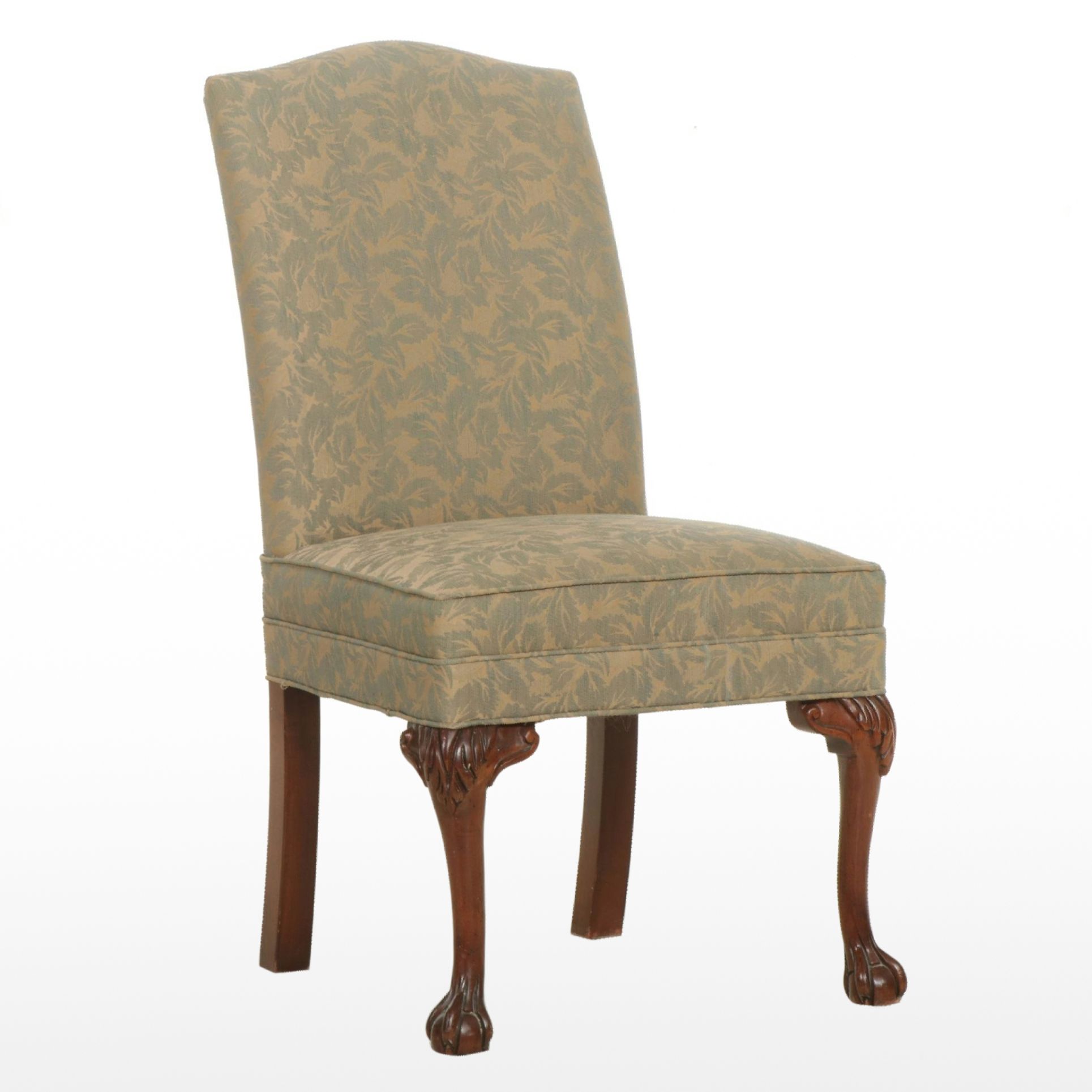 Chippendale Style Upholstered Side Chair
