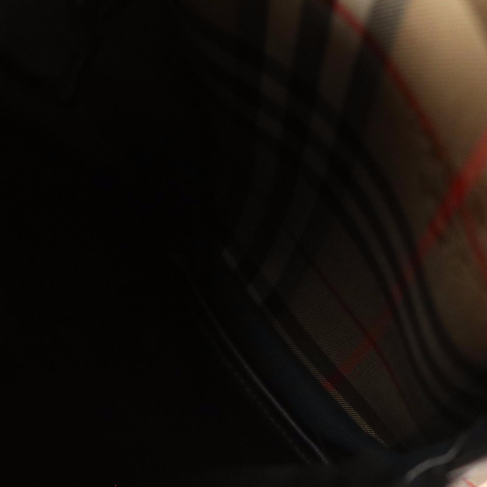 Burberrys Tennis Racket Bag in Haymarket Check Canvas and Black Leather Trim