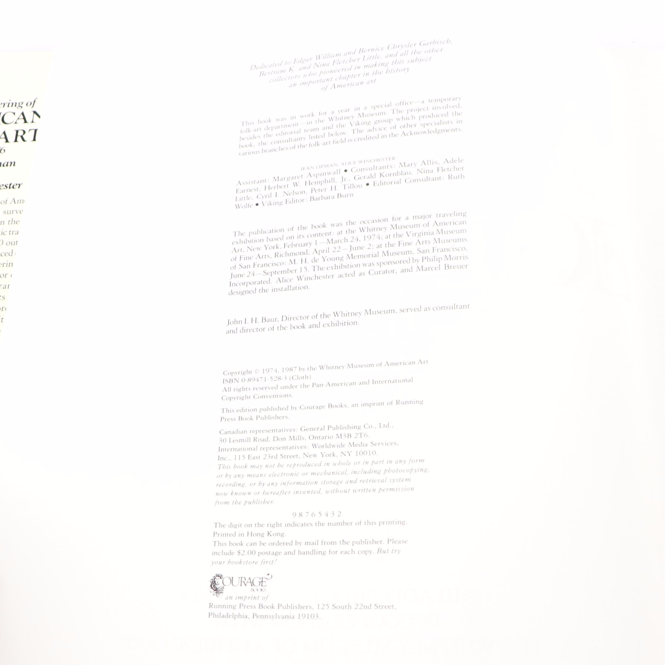 Signed First Edition "The Art of the Creel" and More American Folk Art Books