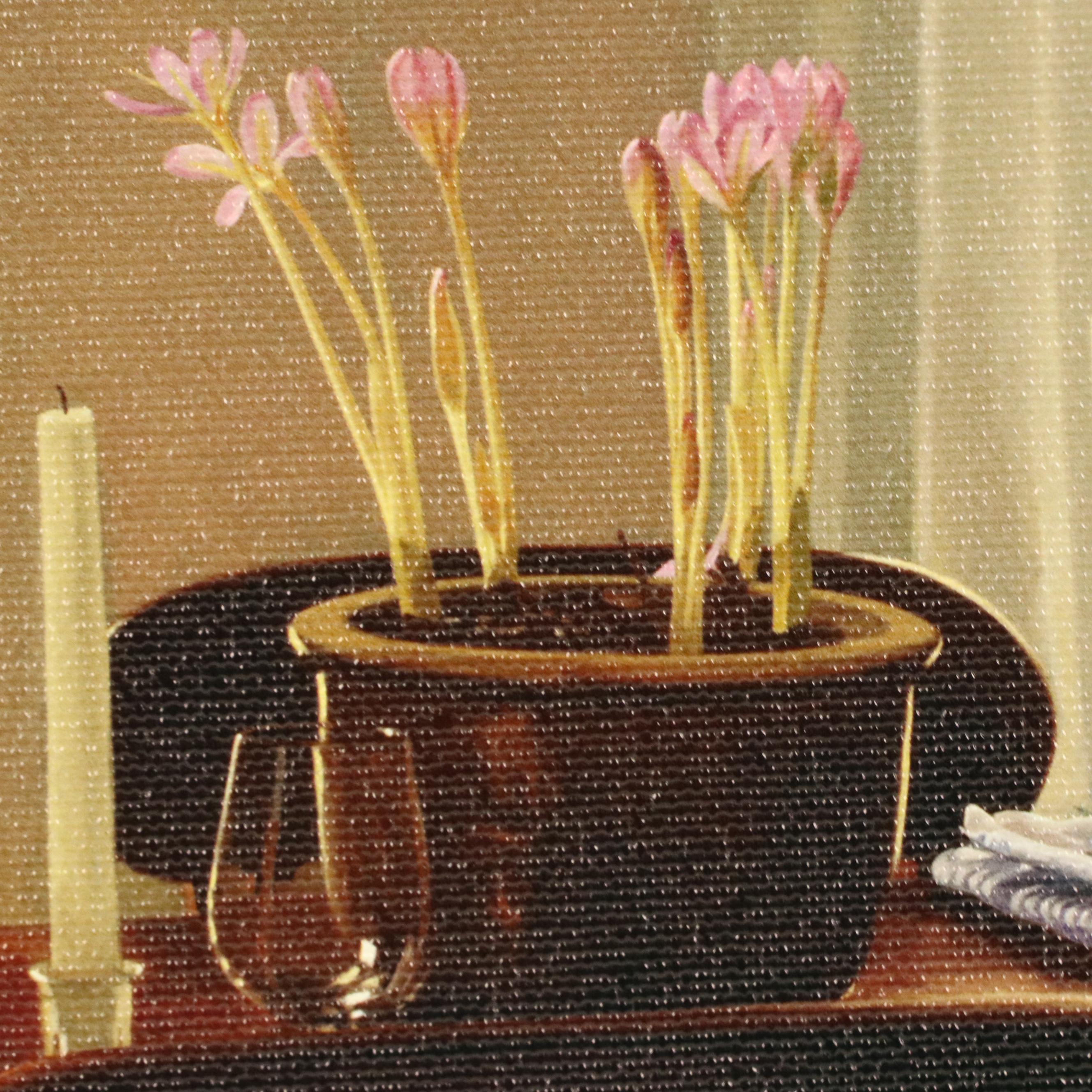 William B. Hoyt Giclée "Winter Dinner," Circa 2018