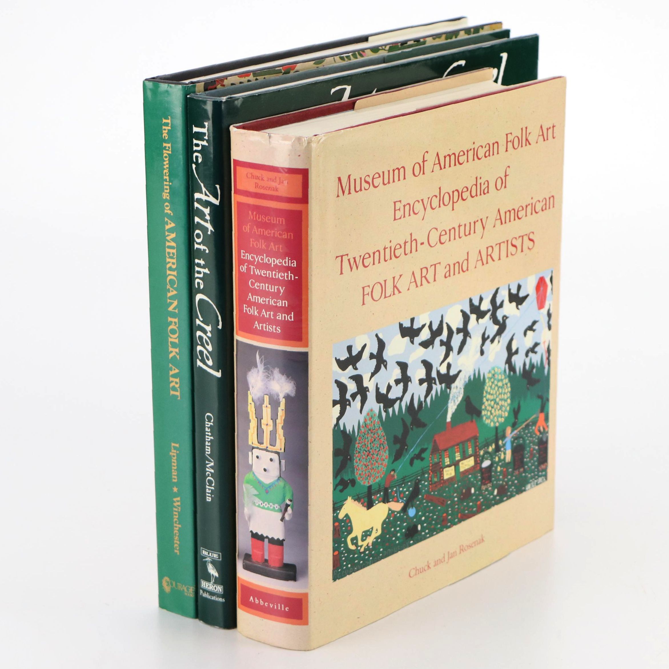 Signed First Edition "The Art of the Creel" and More American Folk Art Books