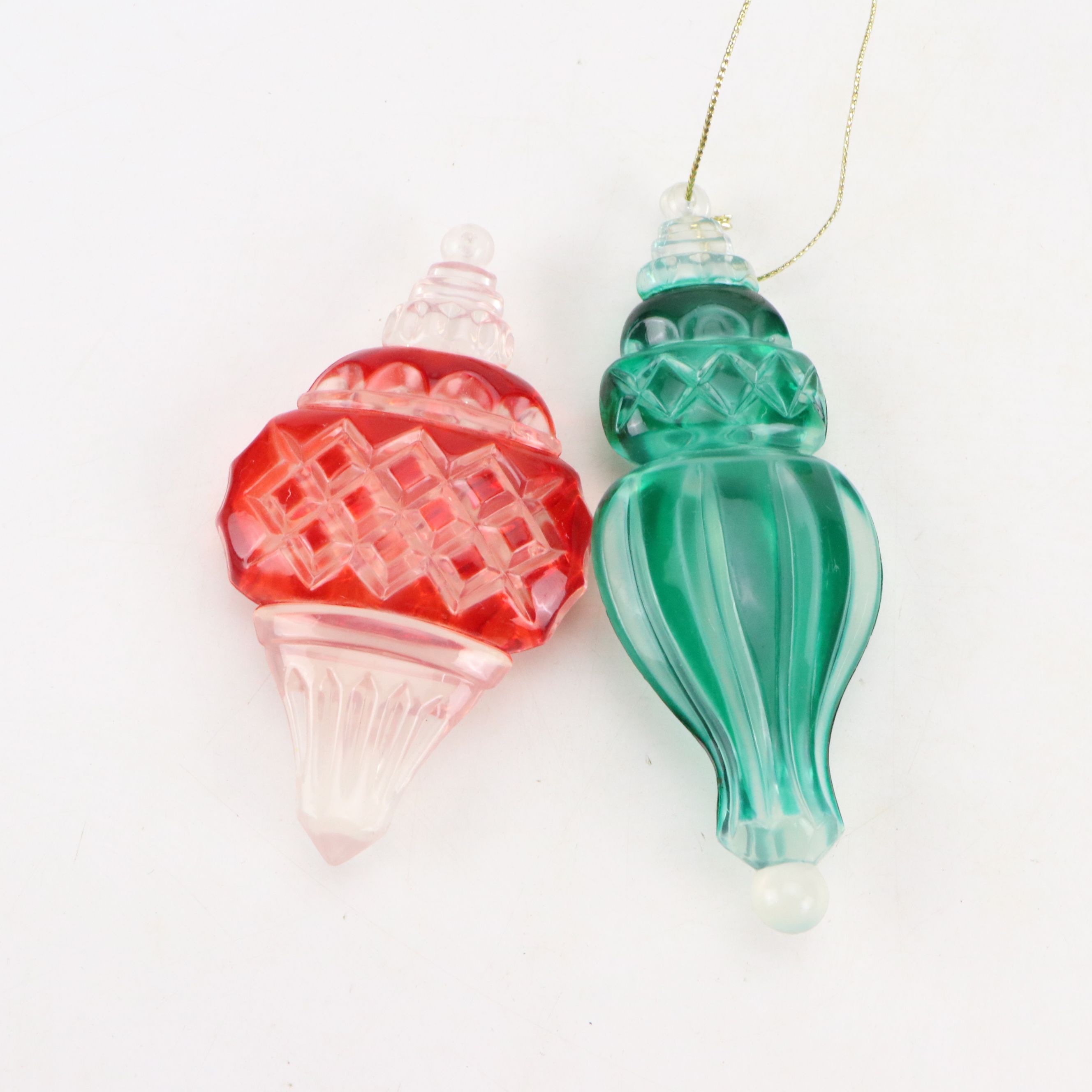 Snoopy Ornaments with Lenox Ceramic Presents and Other Vintage Figurines