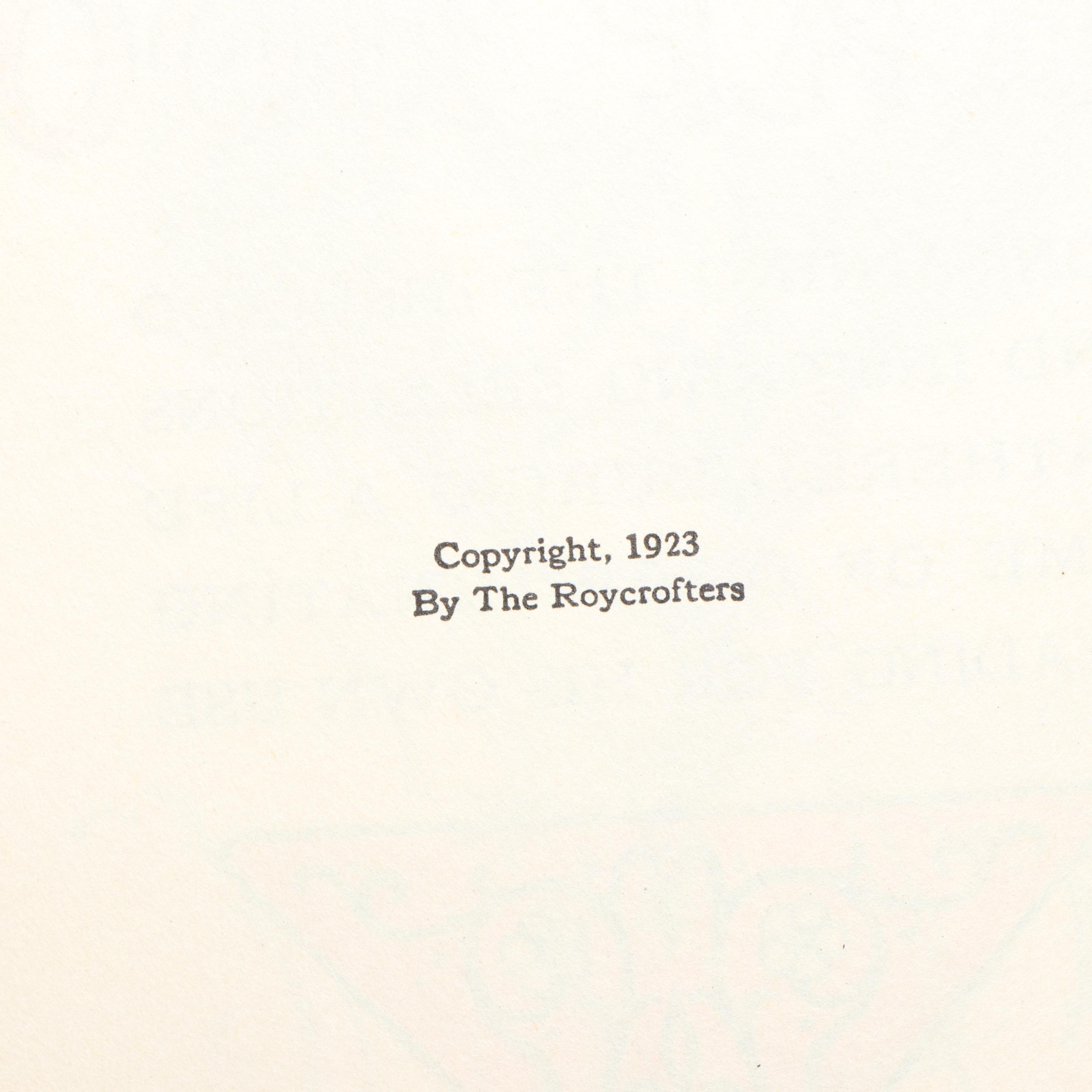 "Elbert Hubbard's Scrapbook" and "The Note Book of Elbert Hubbard," 1920s