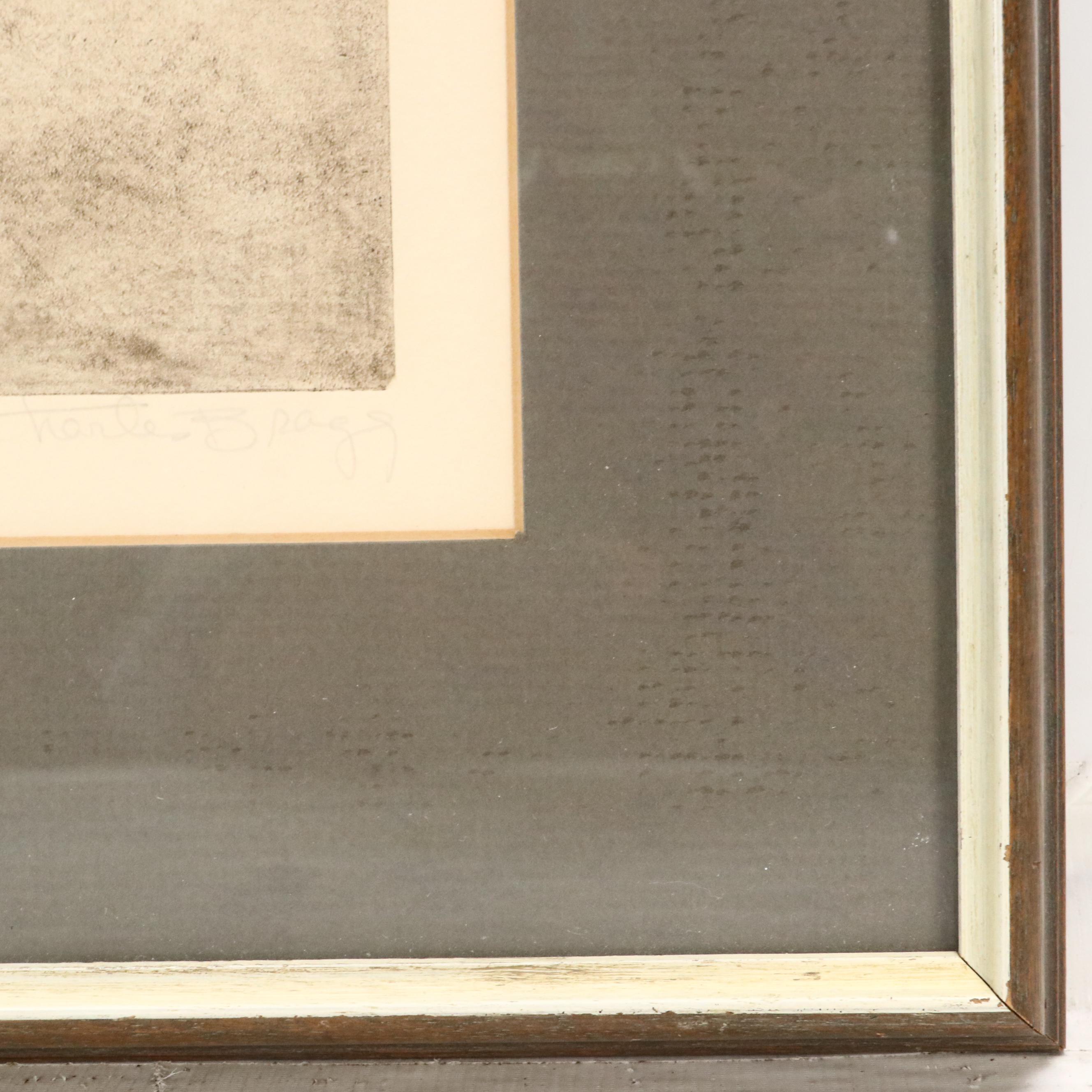 Charles Bragg Etching and Aquatint "Meyer the Flyer"