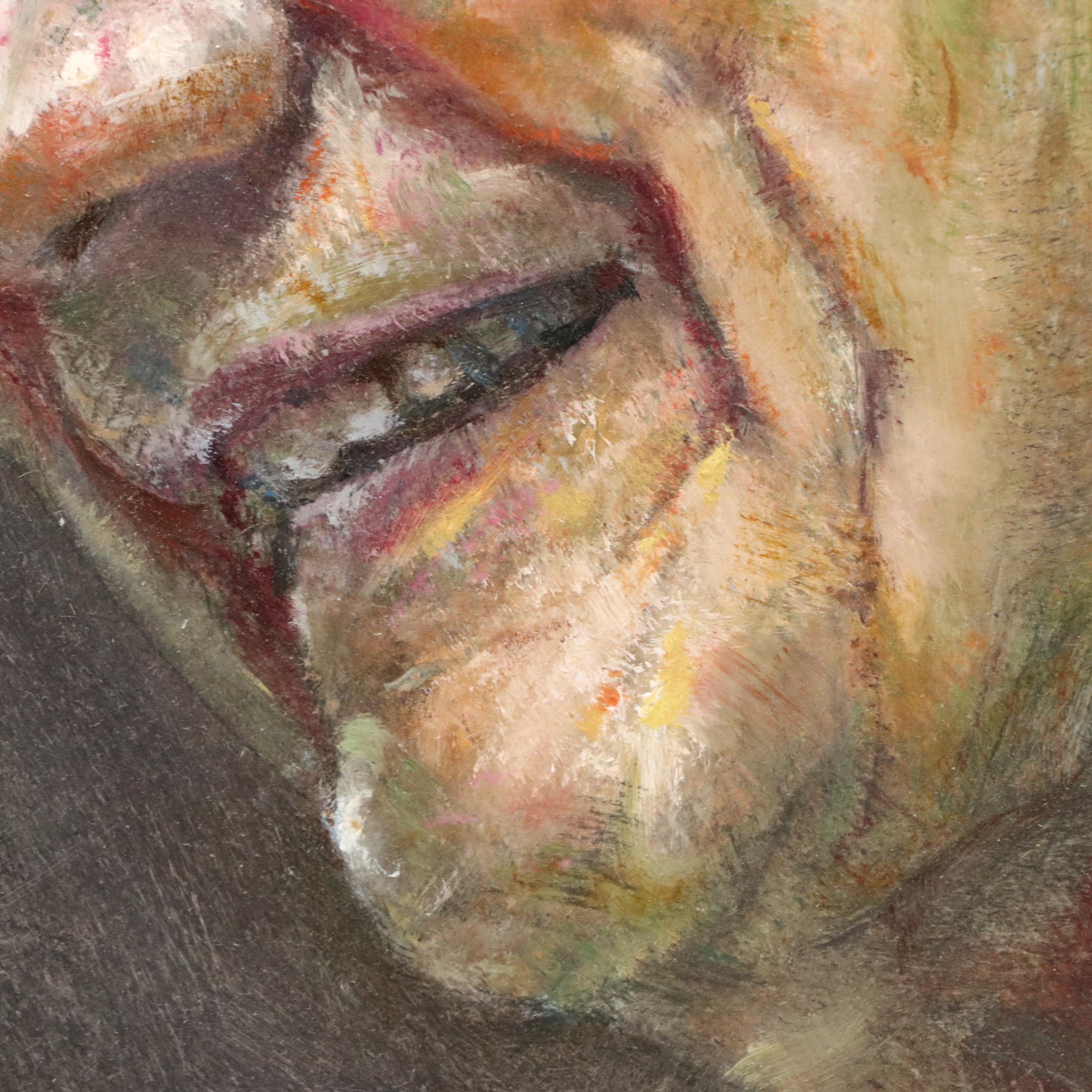 W. Kime Portrait Oil Painting of Paul Dager, Circa 2000