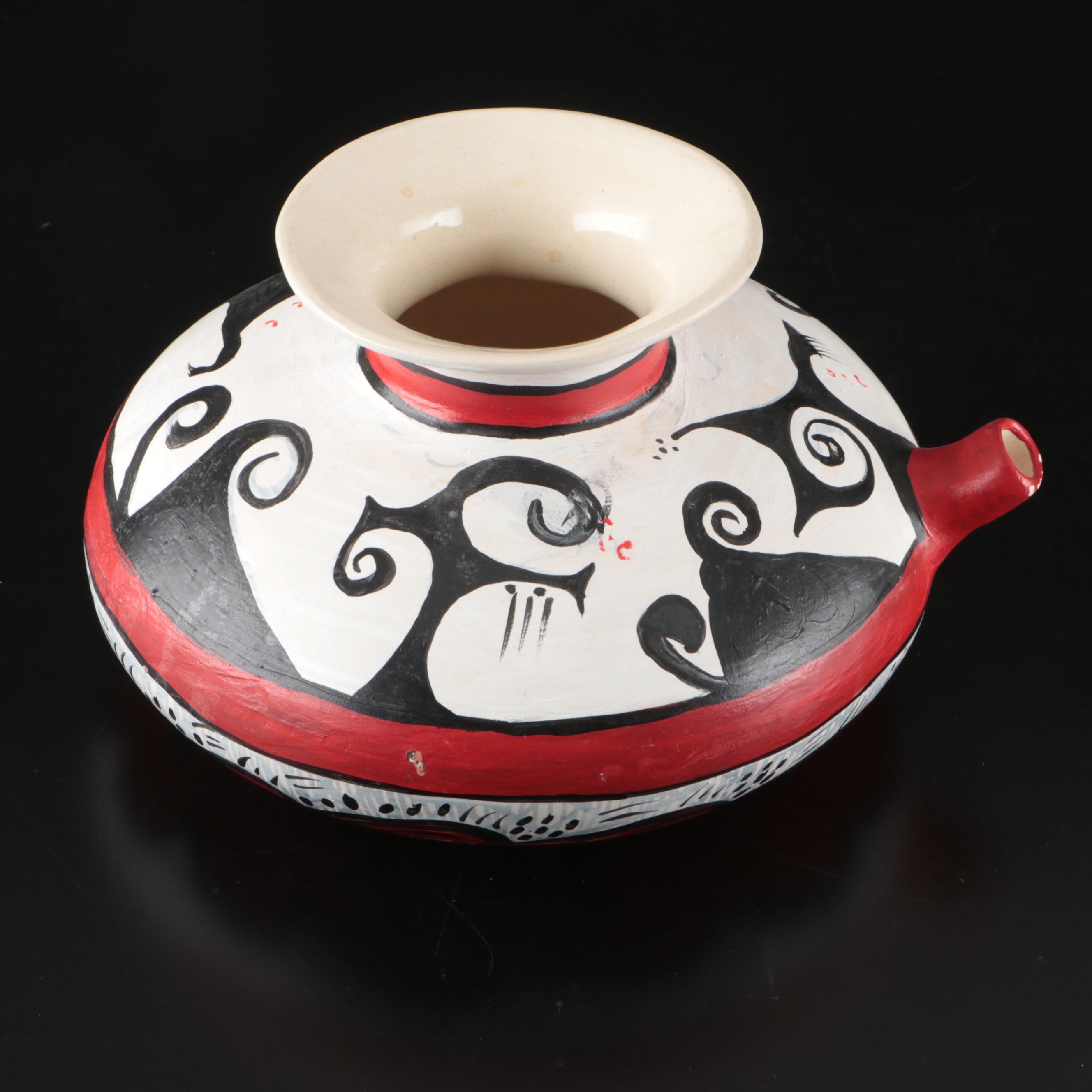 Vintage Hopi Hand-Thrown Vase