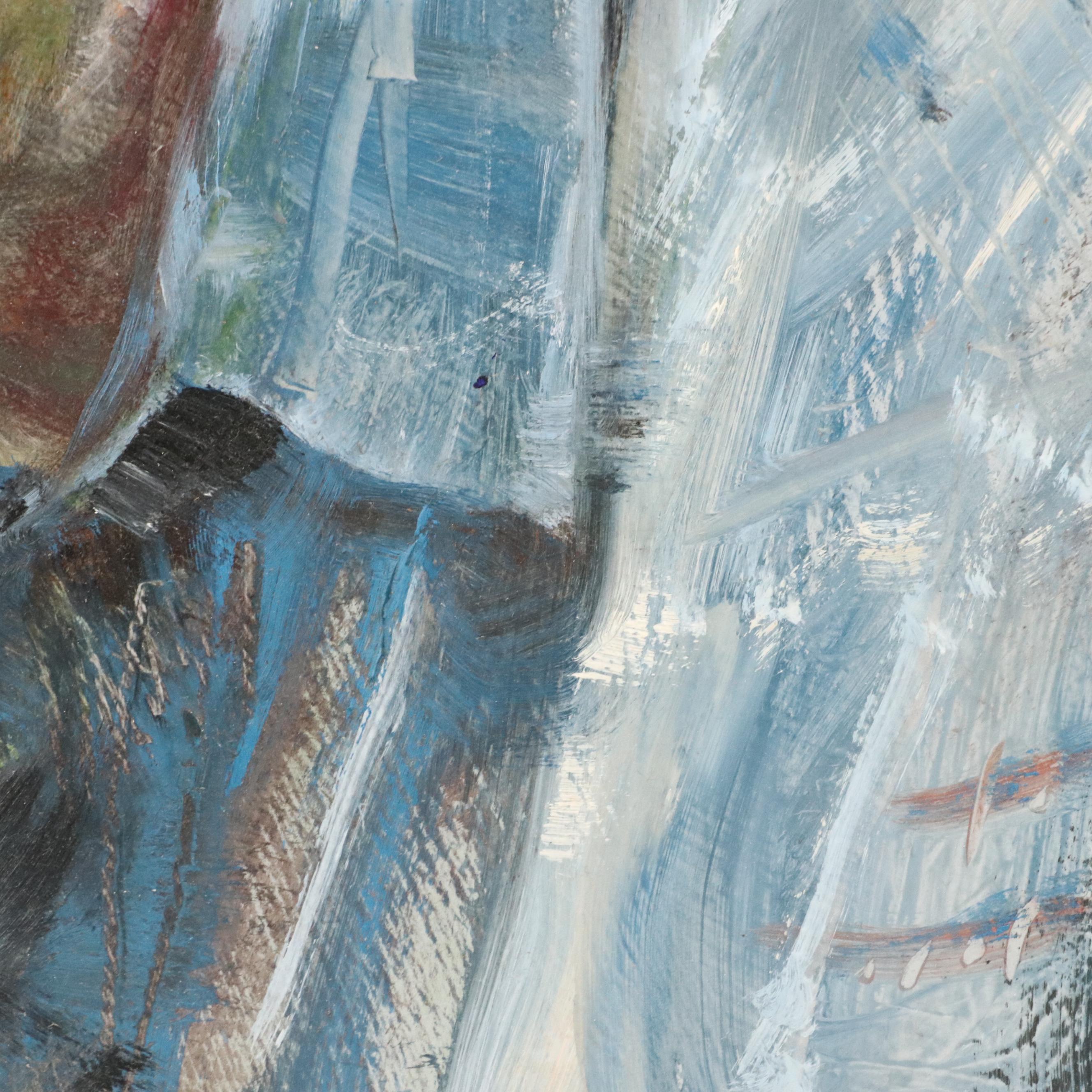 W. Kime Portrait Oil Painting of Paul Dager, Circa 2000