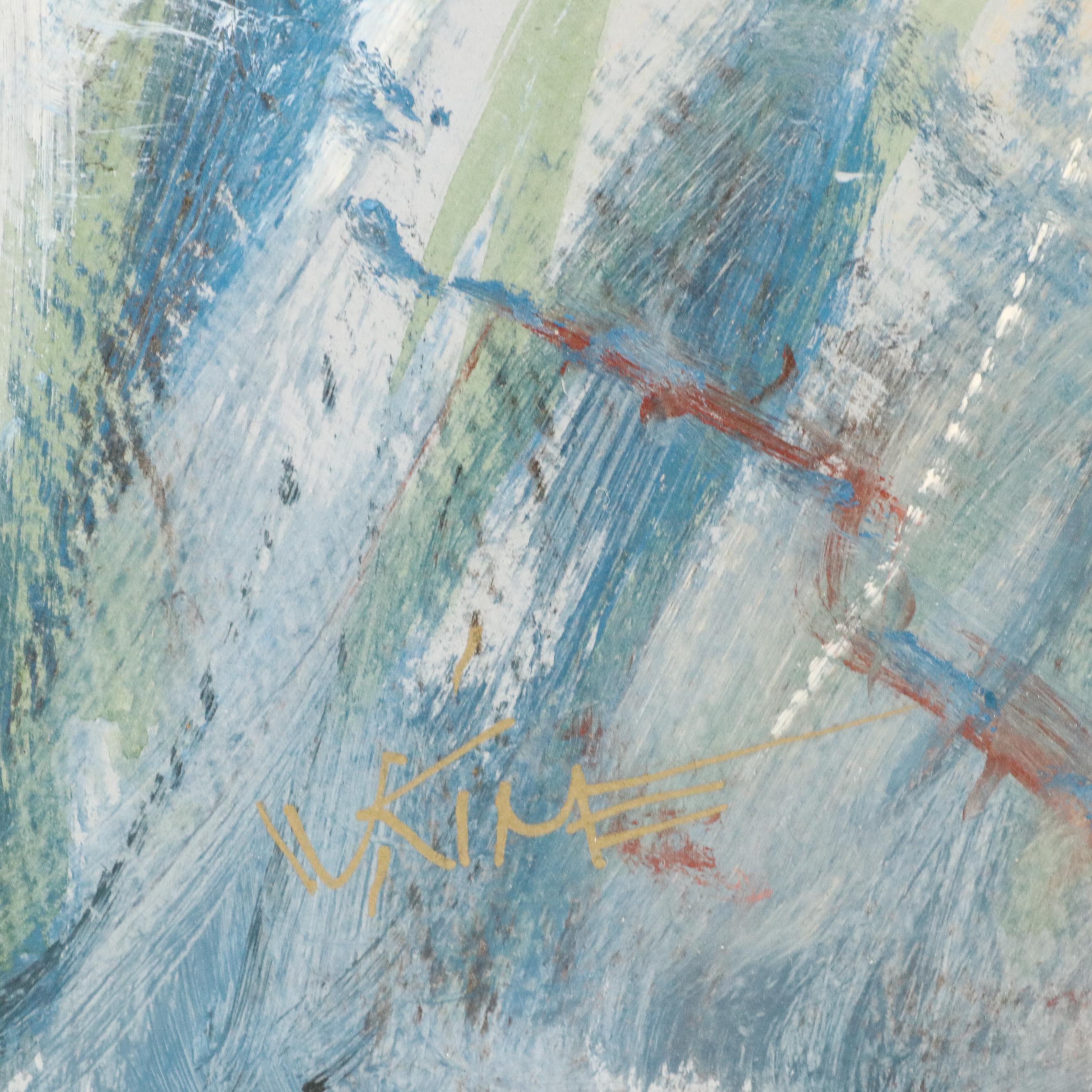 W. Kime Portrait Oil Painting of Paul Dager, Circa 2000