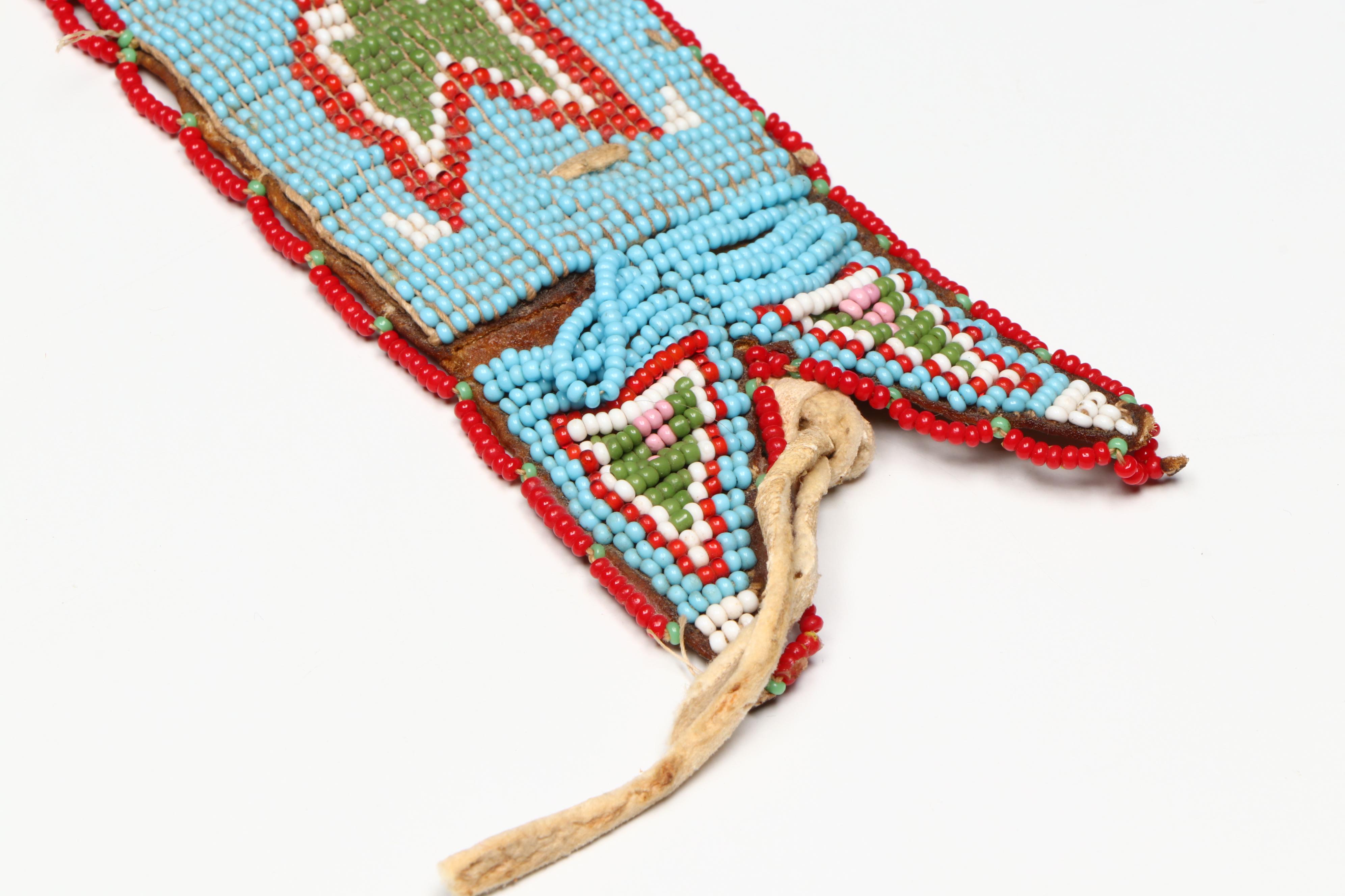 Pair of Indigenous Northern Plains Style Beaded Armbands