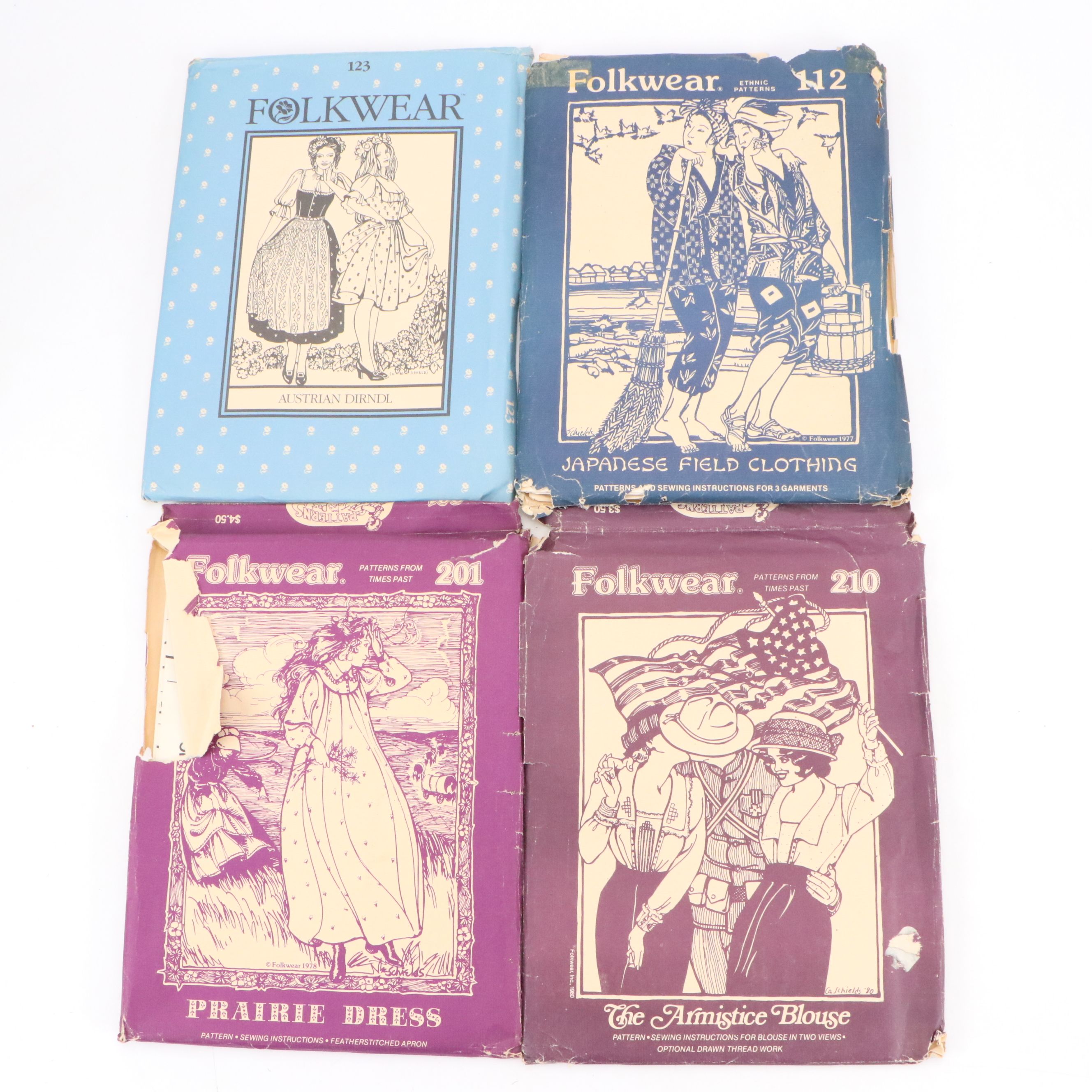 Vintage Folkwear and Hand-Woven Designer Clothing Patterns