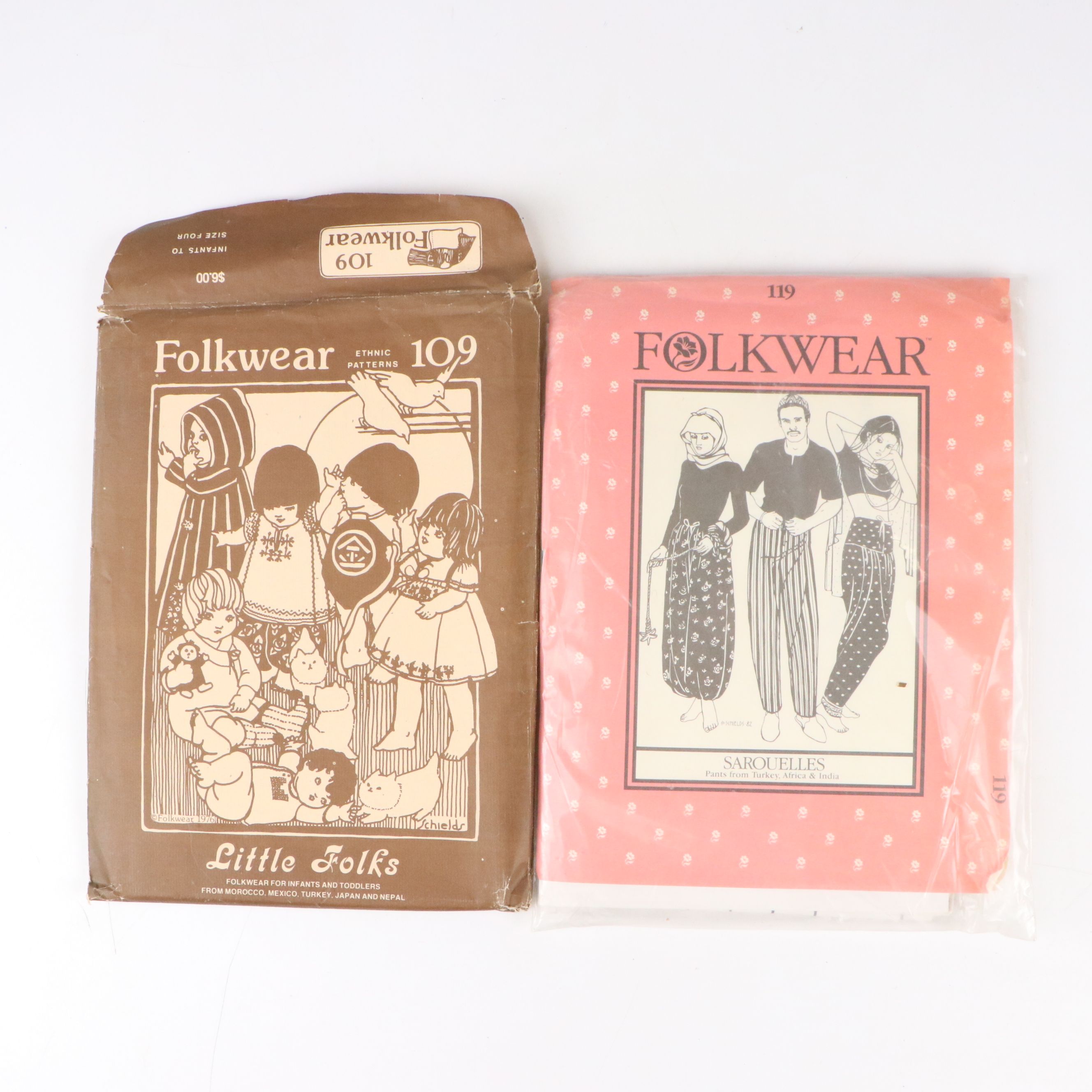 Vintage Folkwear and Hand-Woven Designer Clothing Patterns