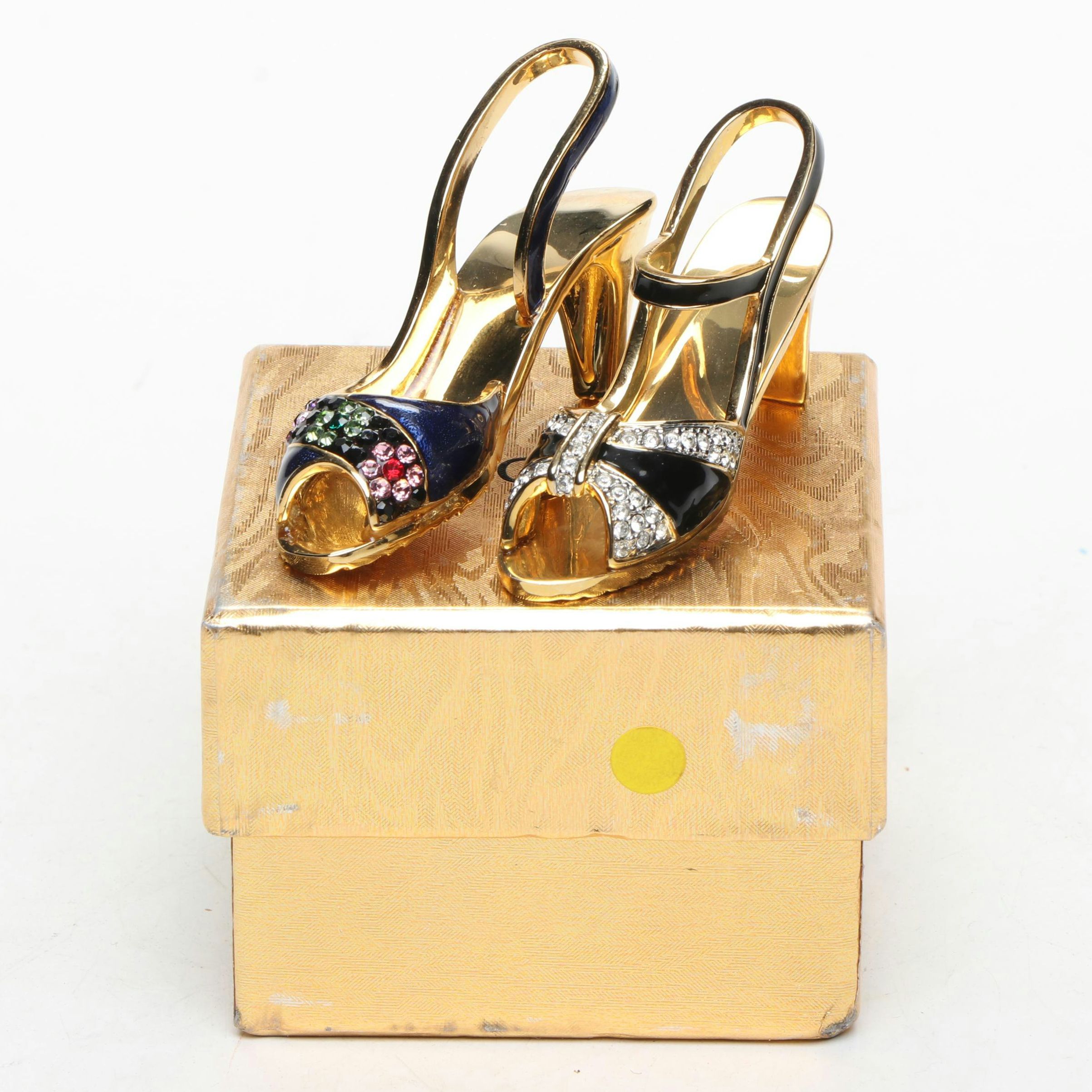 Rucinni Swarovski Crystal Encrusted Miniature High Heels