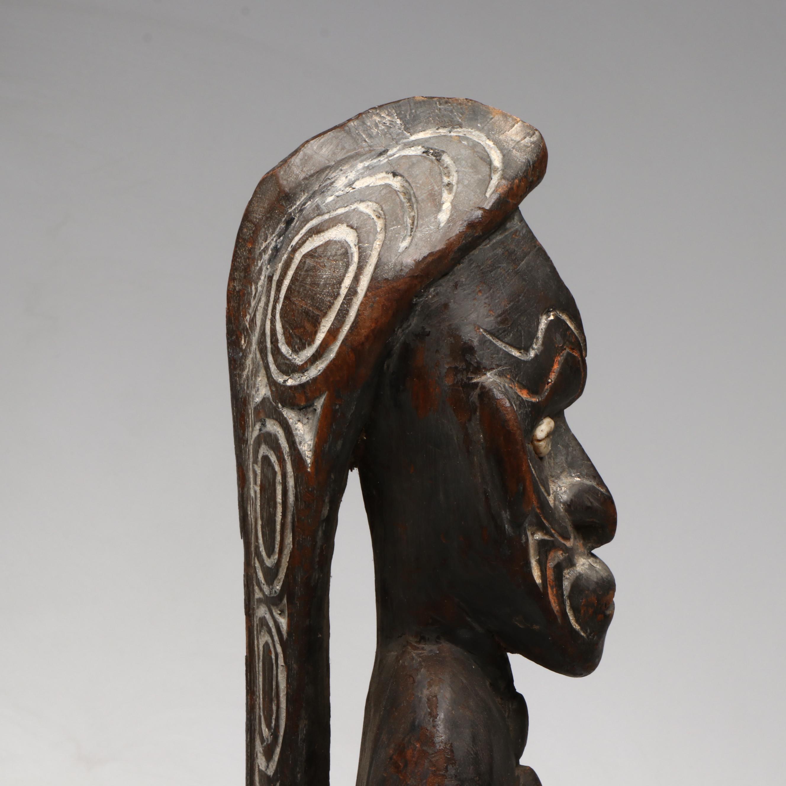 Papua New Guinean Iatmul Carved Wood Statue