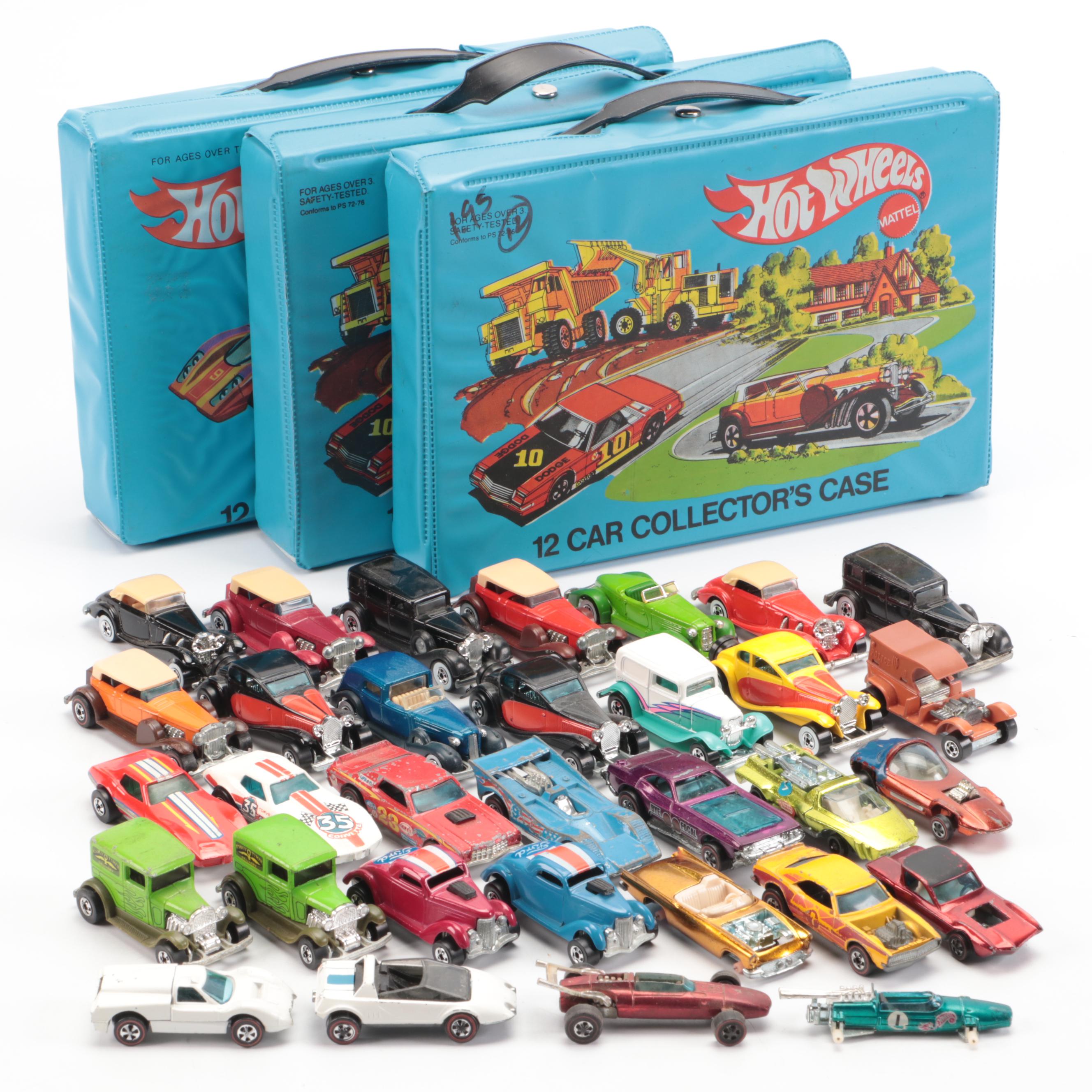 Hot Wheels "Corvette Stingray," "Auburn 852" and More Toy Cars in Cases