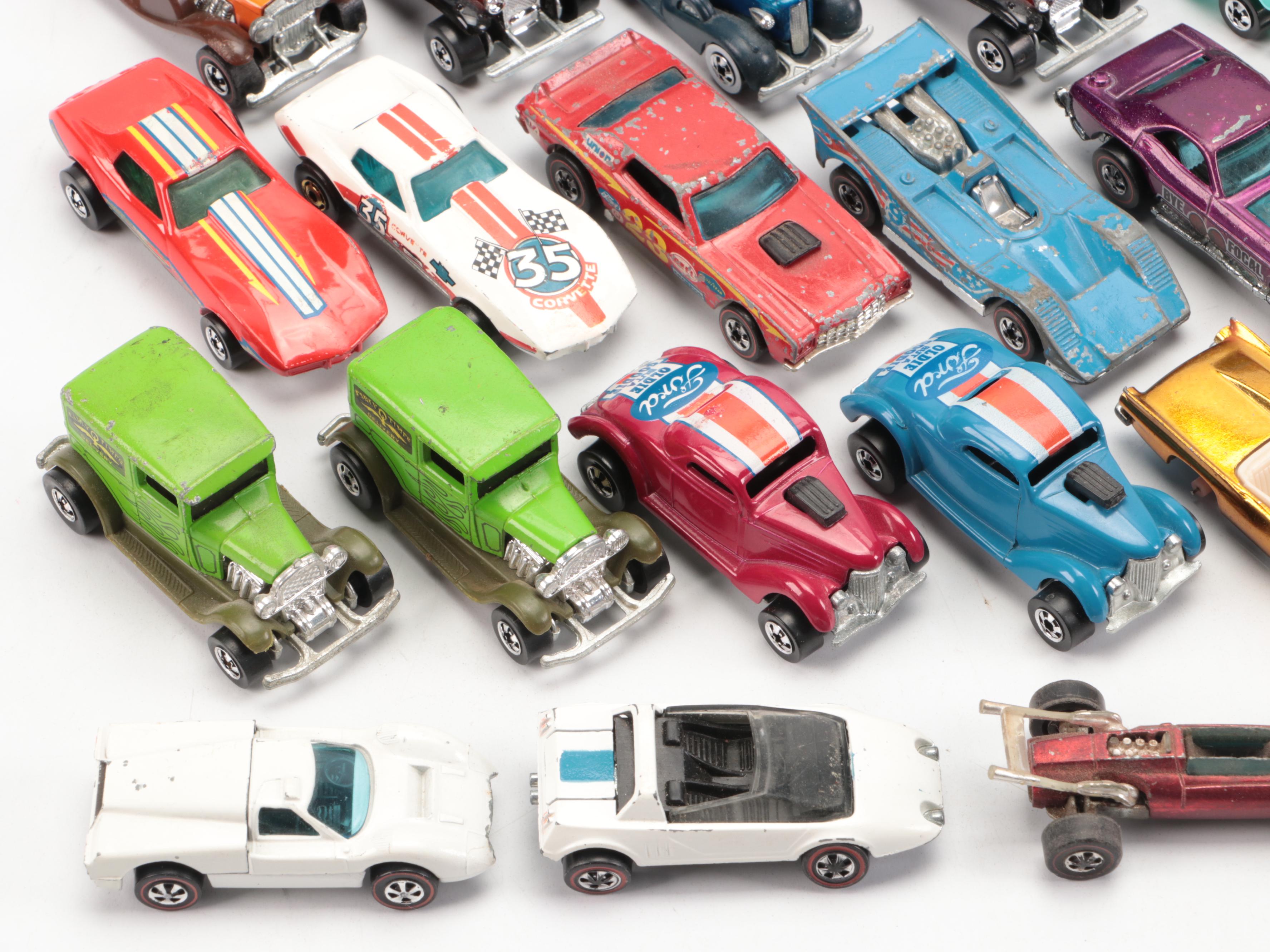 Hot Wheels "Corvette Stingray," "Auburn 852" and More Toy Cars in Cases