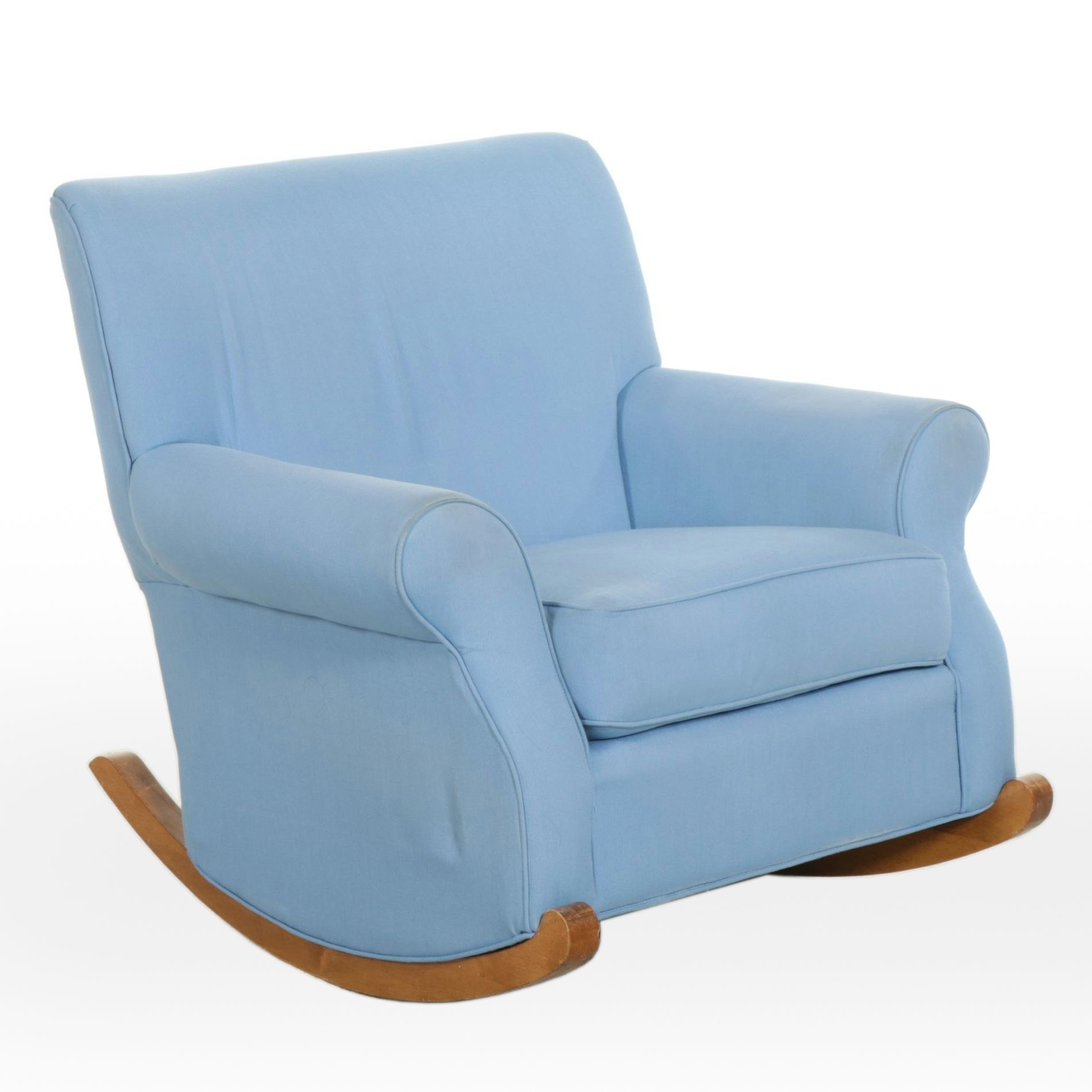 Upholstered Rocking Chair, Late 20th Century