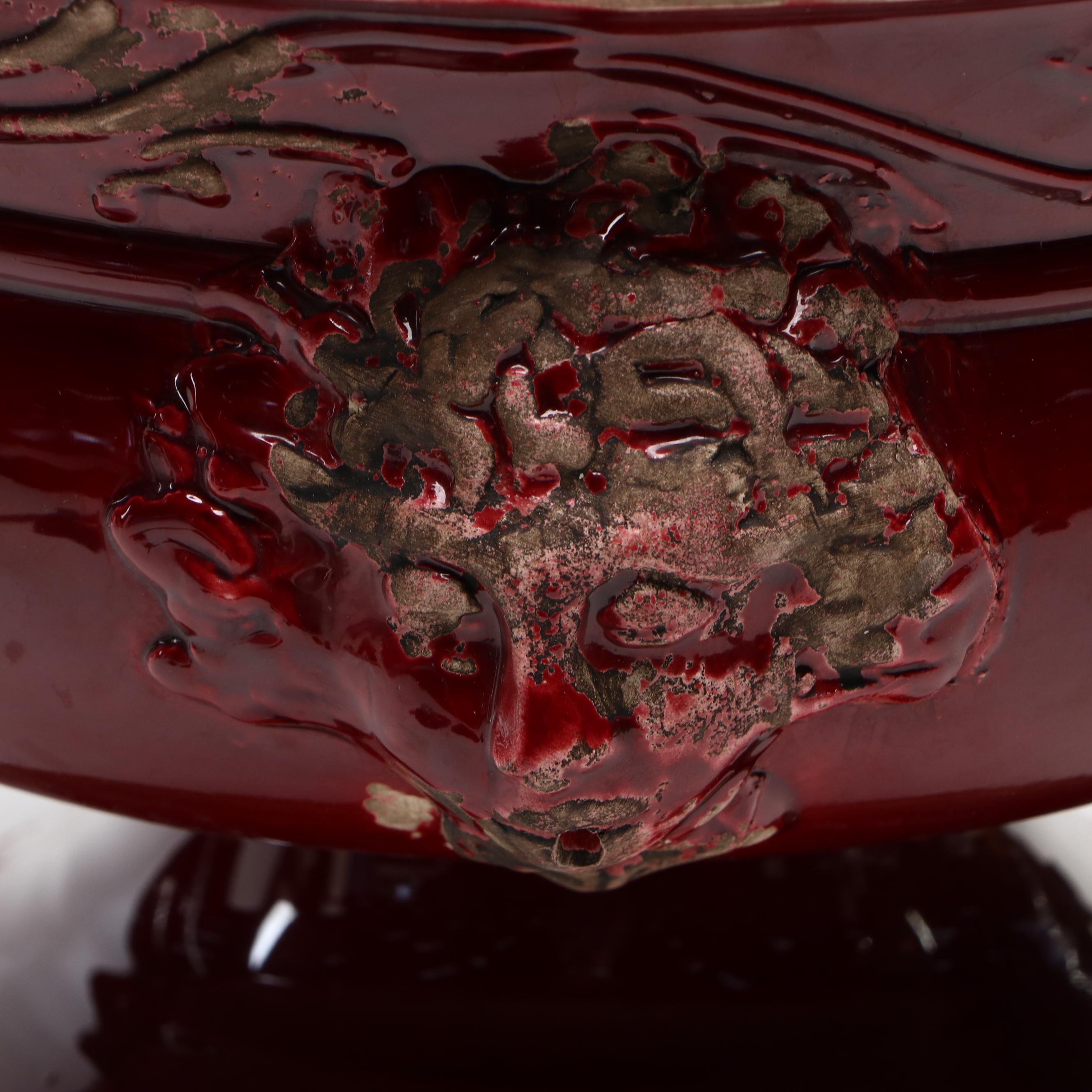 Italian Majolica Footed Bowl