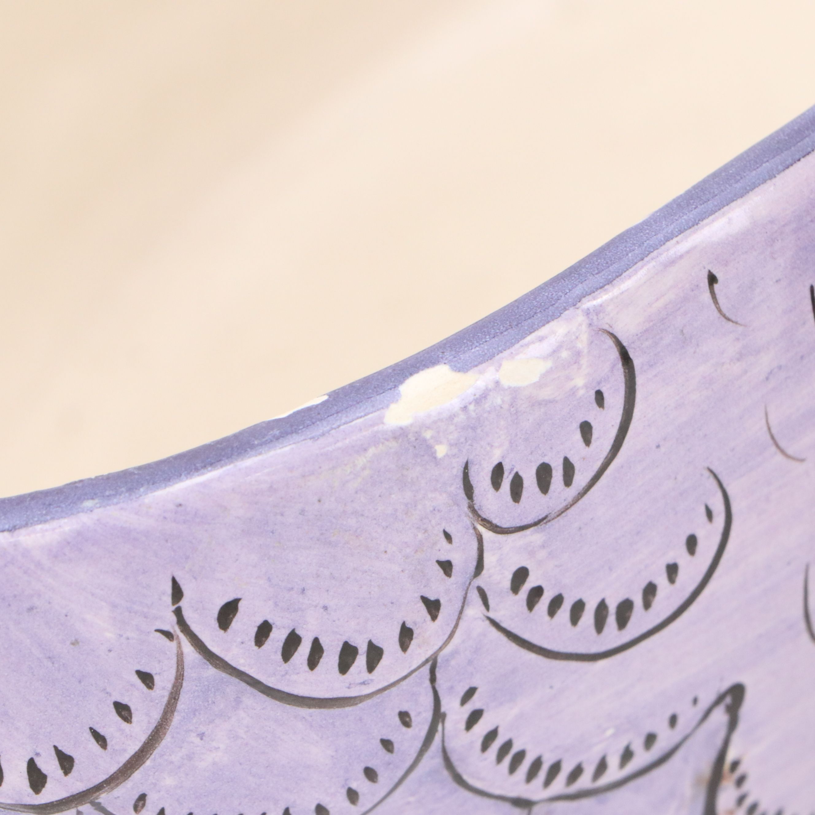 French Hand-Painted Ceramic Figural Turkey Jar