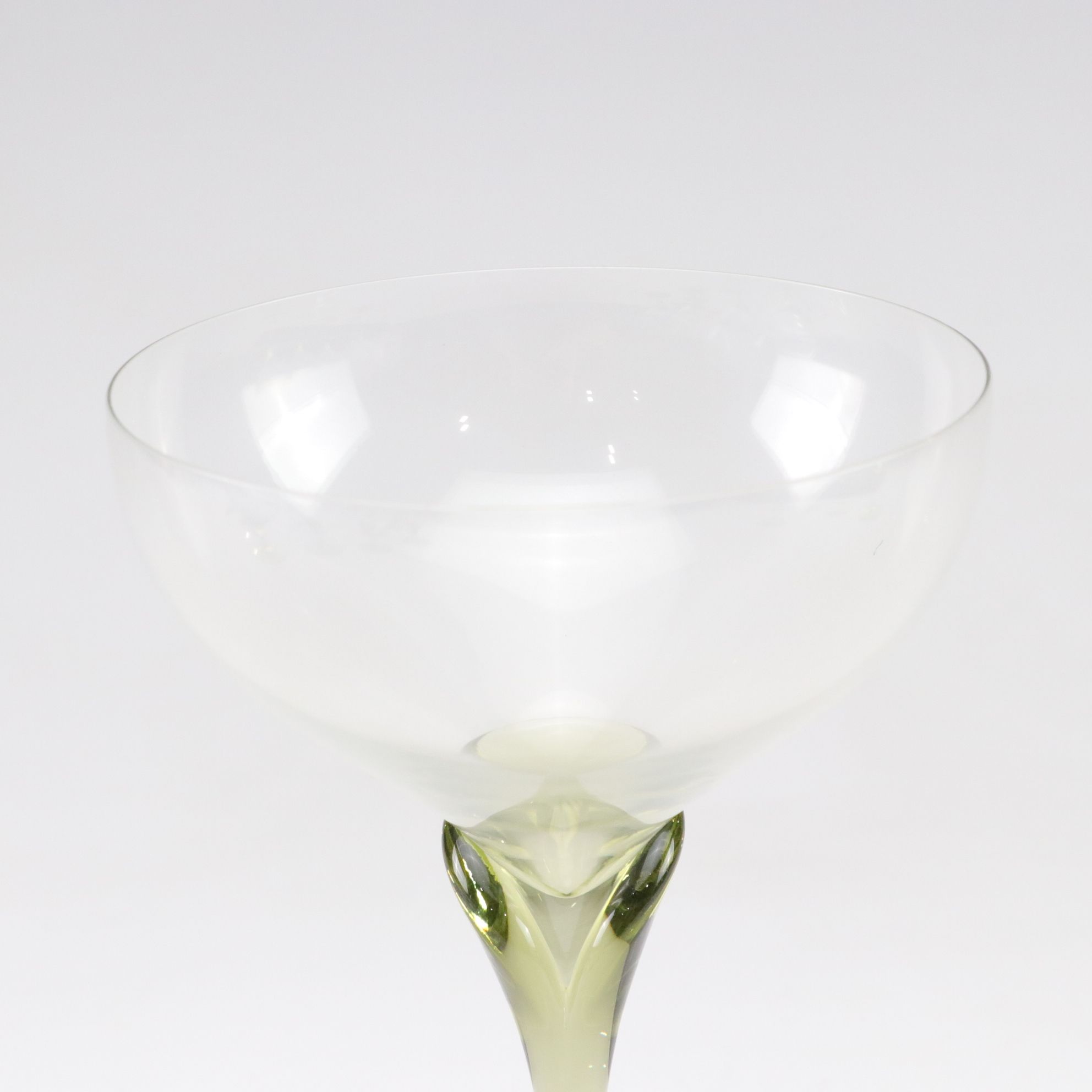 Rosenthal "Papyrus" Crystal Champagne Coupes and Brandy Snifters