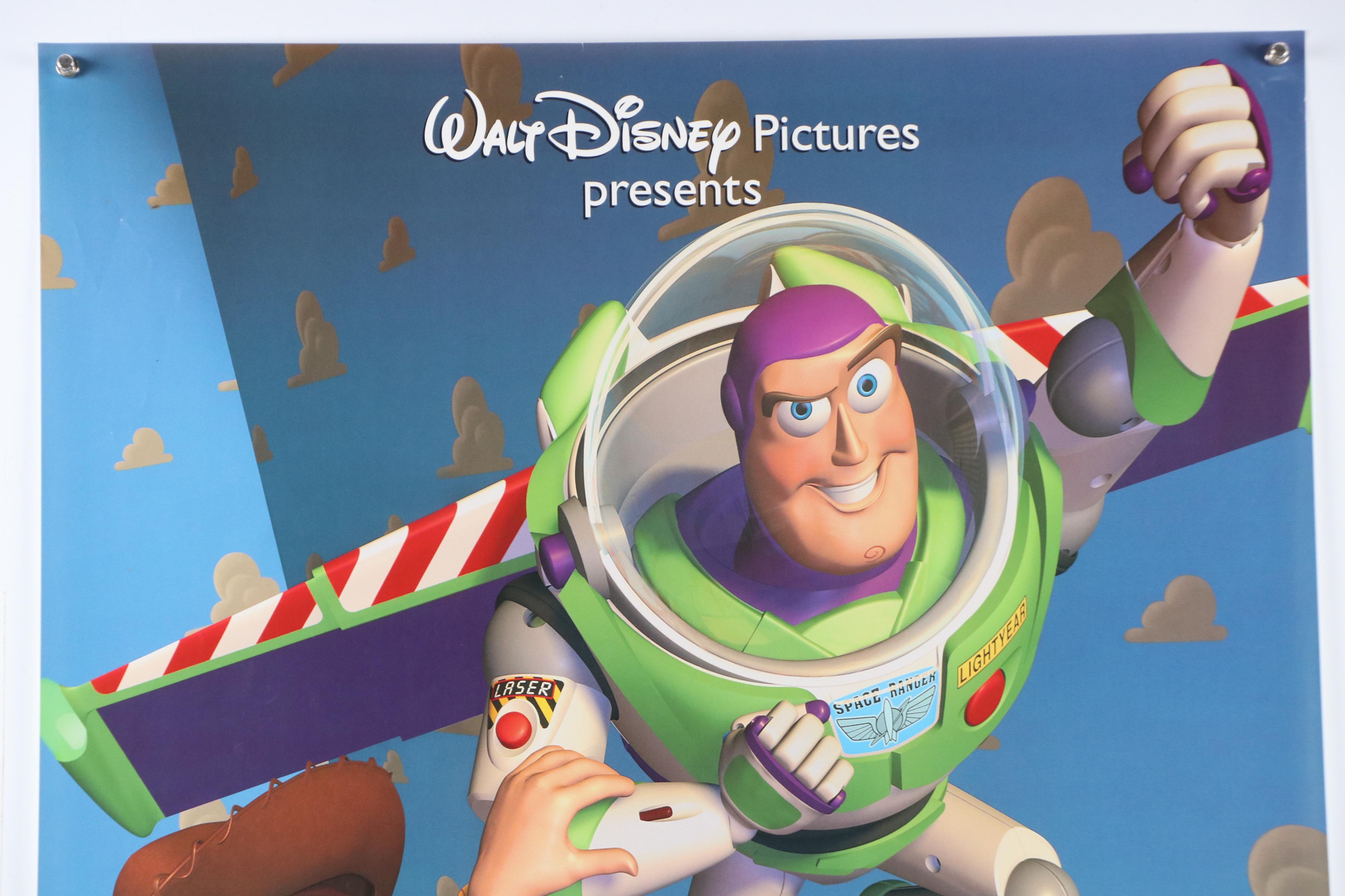 Disney Offset Lithograph Movie Posters "Alice in Wonderland" and "Toy Story"