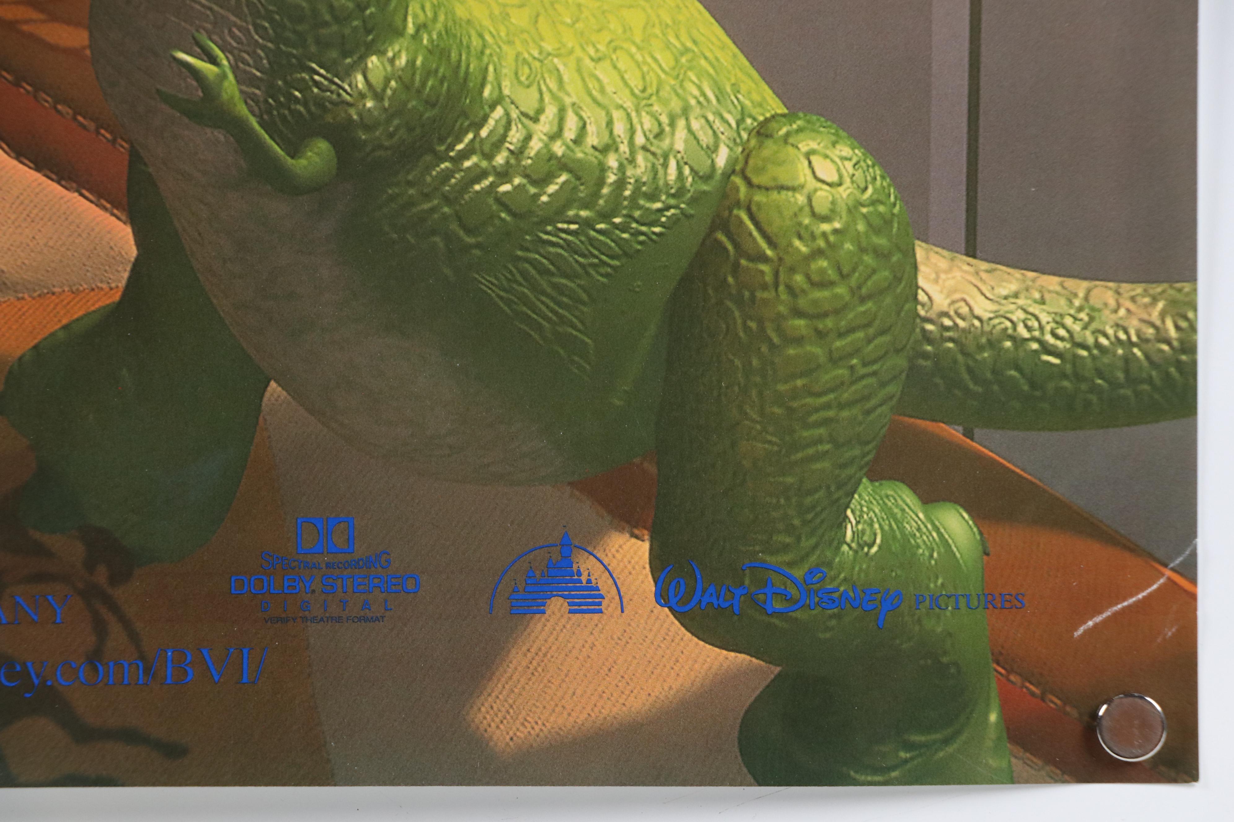 Disney Offset Lithograph Movie Posters "Alice in Wonderland" and "Toy Story"